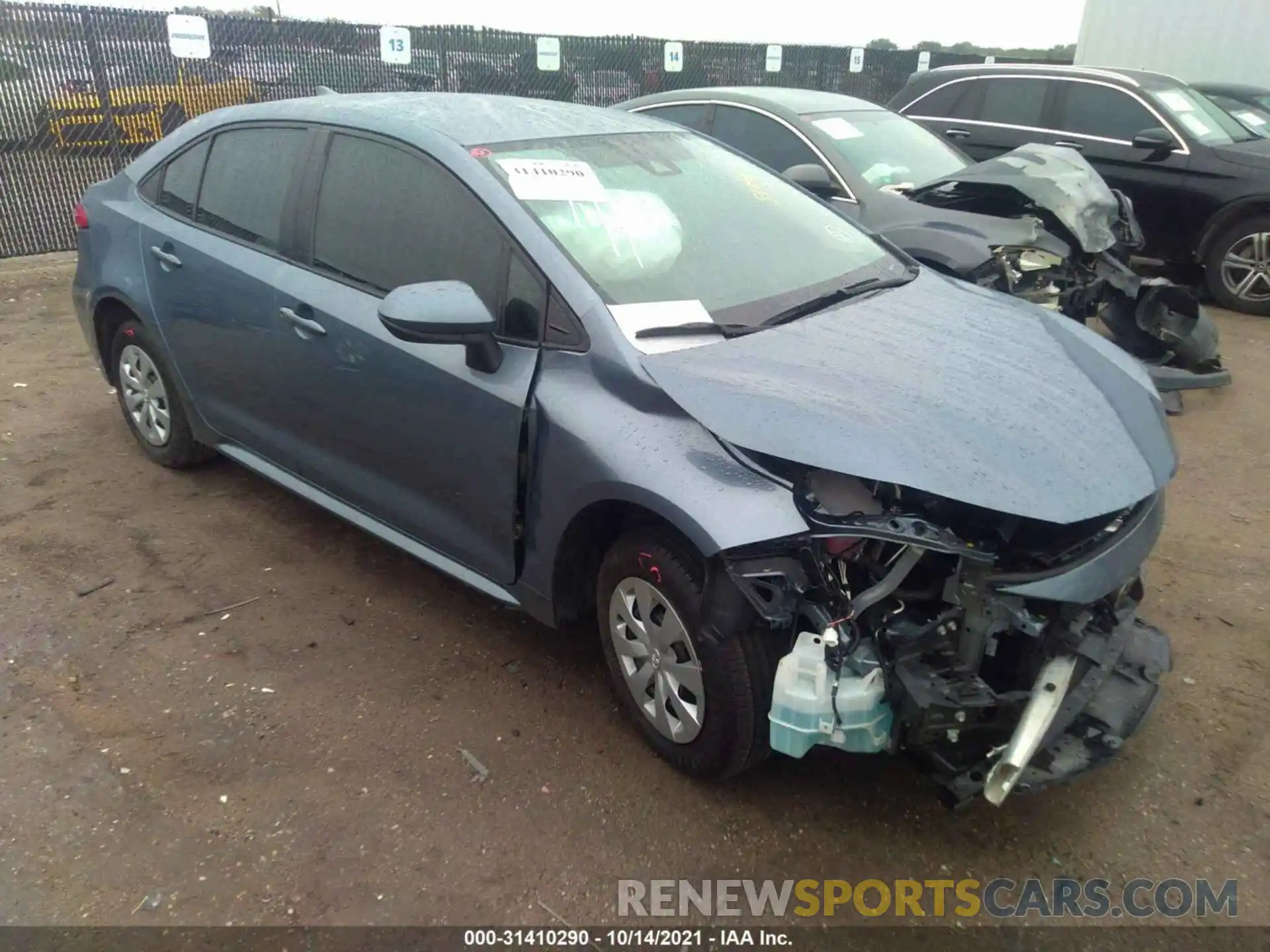 1 Photograph of a damaged car 5YFDPRAE3LP129064 TOYOTA COROLLA 2020