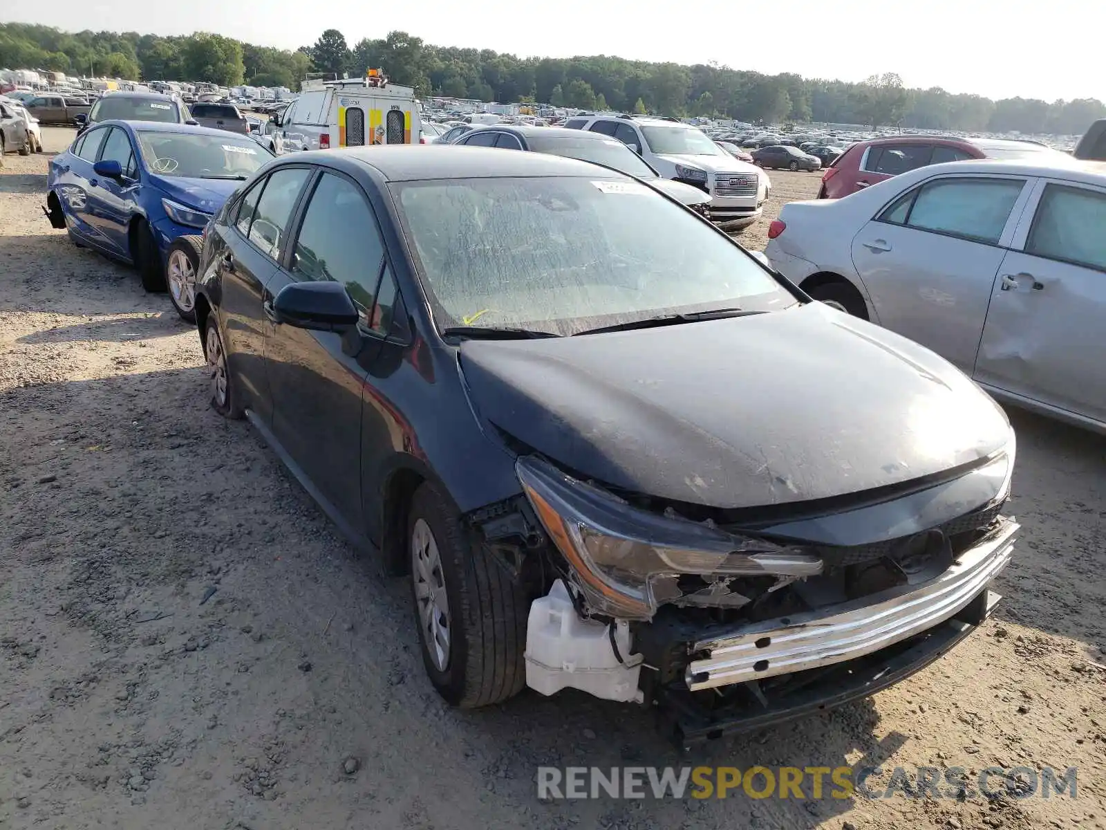 1 Photograph of a damaged car 5YFDPRAE3LP144678 TOYOTA COROLLA 2020