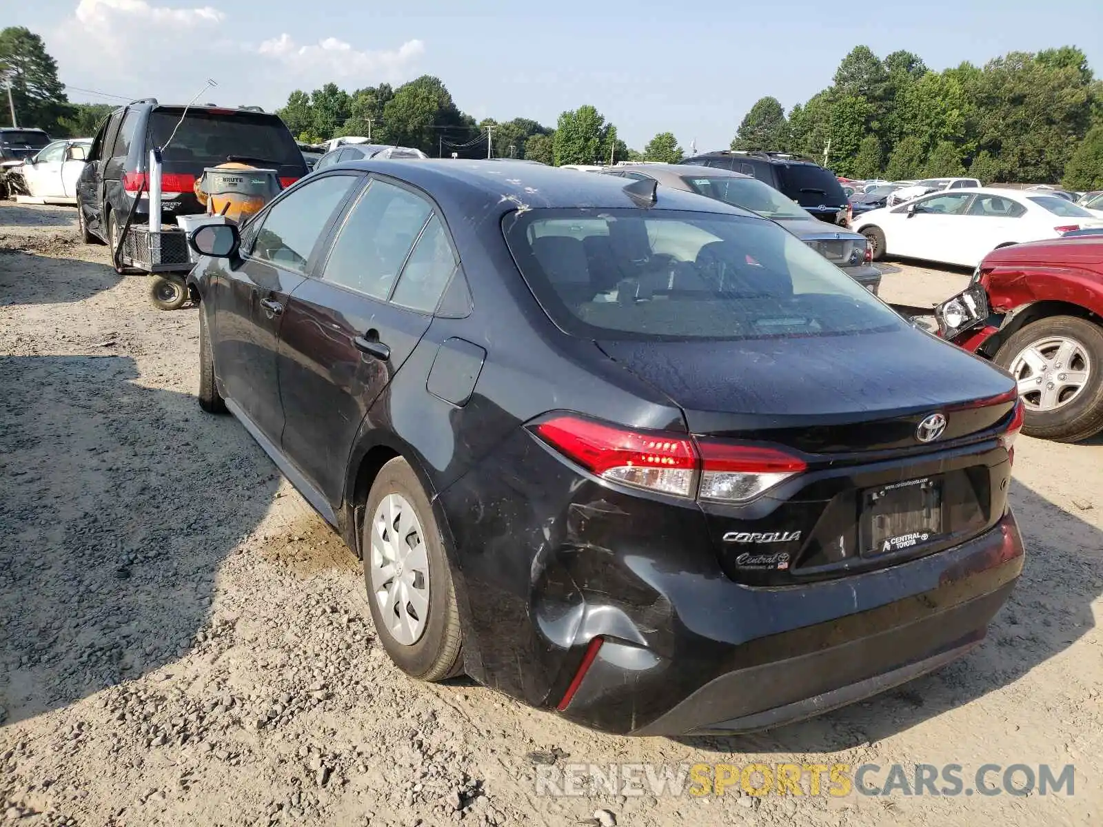 3 Photograph of a damaged car 5YFDPRAE3LP144678 TOYOTA COROLLA 2020