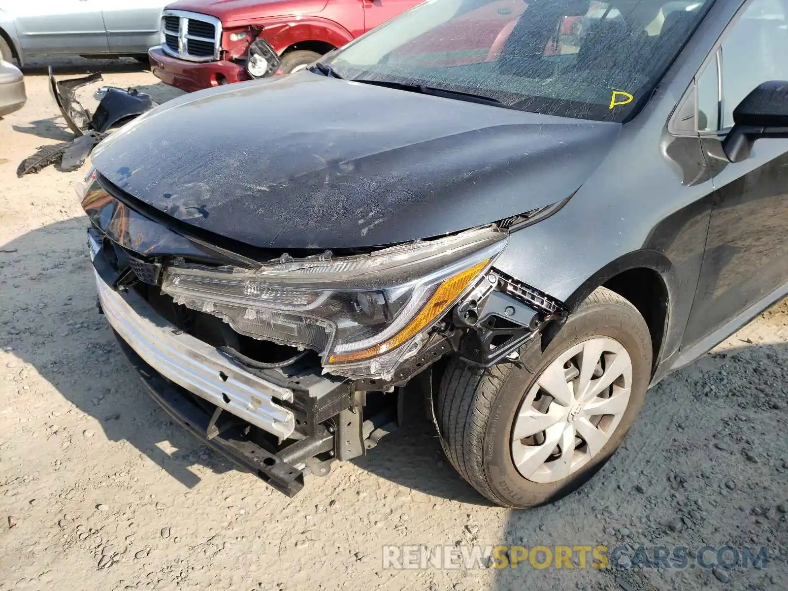 9 Photograph of a damaged car 5YFDPRAE3LP144678 TOYOTA COROLLA 2020