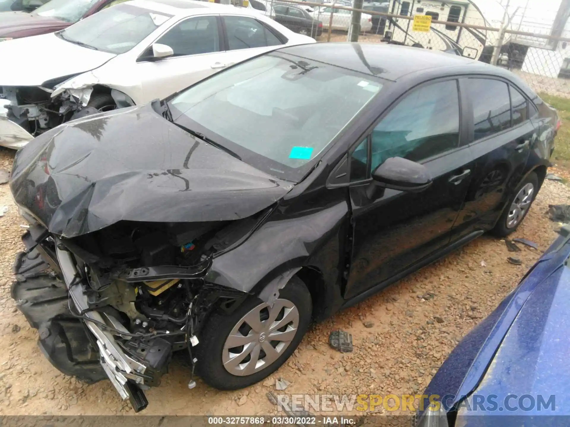 2 Photograph of a damaged car 5YFDPRAE4LP038241 TOYOTA COROLLA 2020