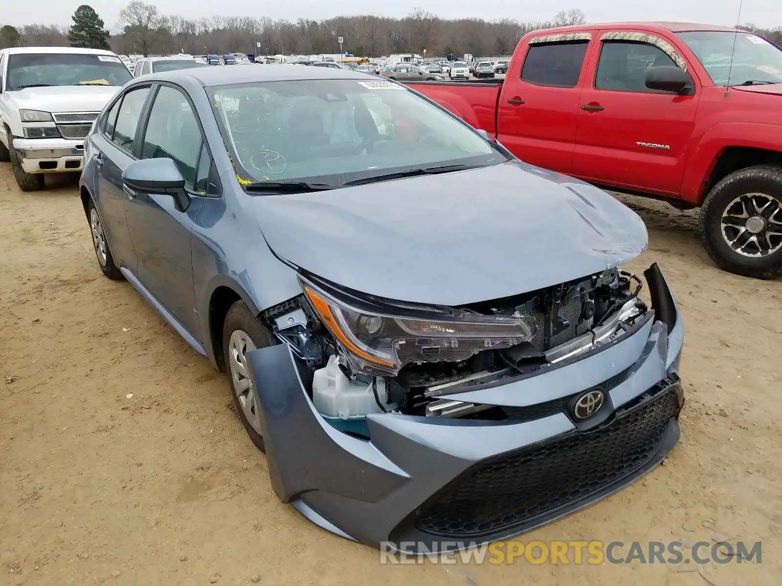 1 Photograph of a damaged car 5YFDPRAE4LP052320 TOYOTA COROLLA 2020