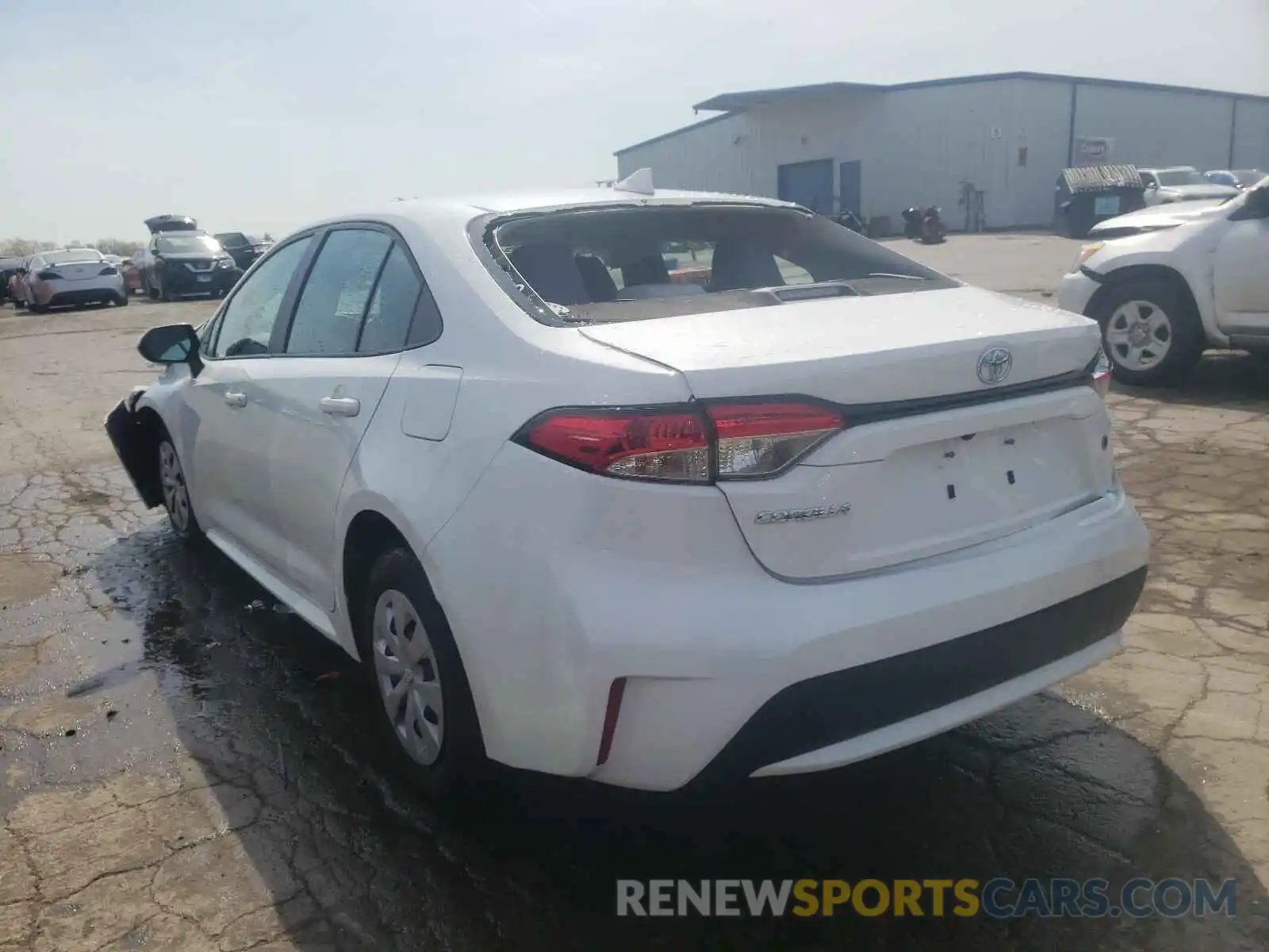 3 Photograph of a damaged car 5YFDPRAE4LP058439 TOYOTA COROLLA 2020