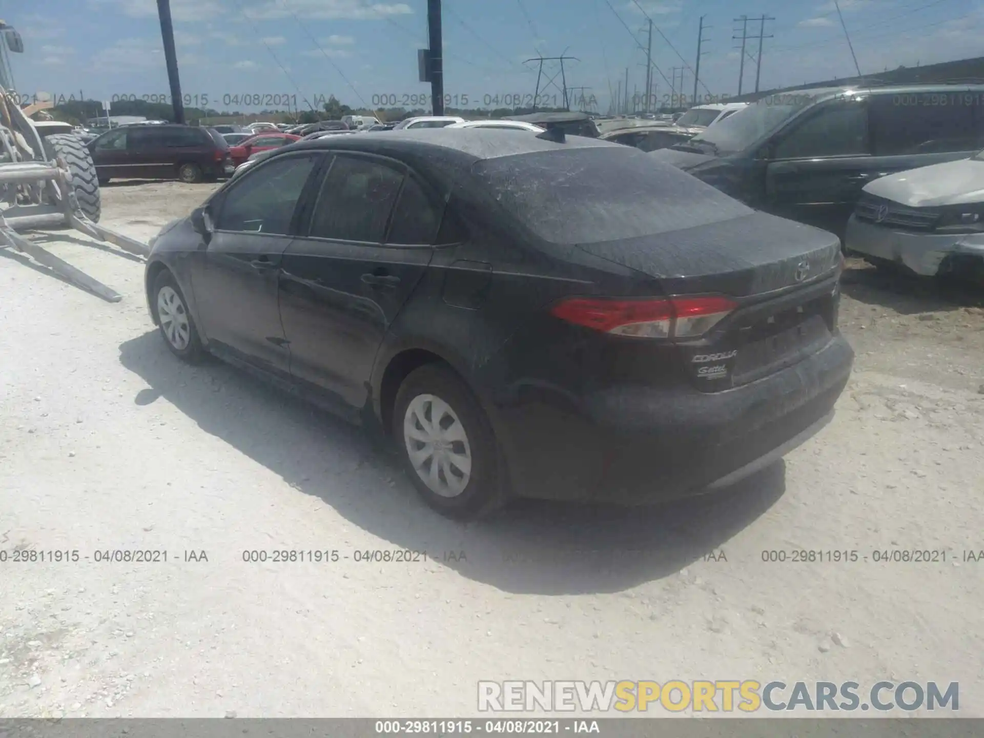 3 Photograph of a damaged car 5YFDPRAE4LP066797 TOYOTA COROLLA 2020