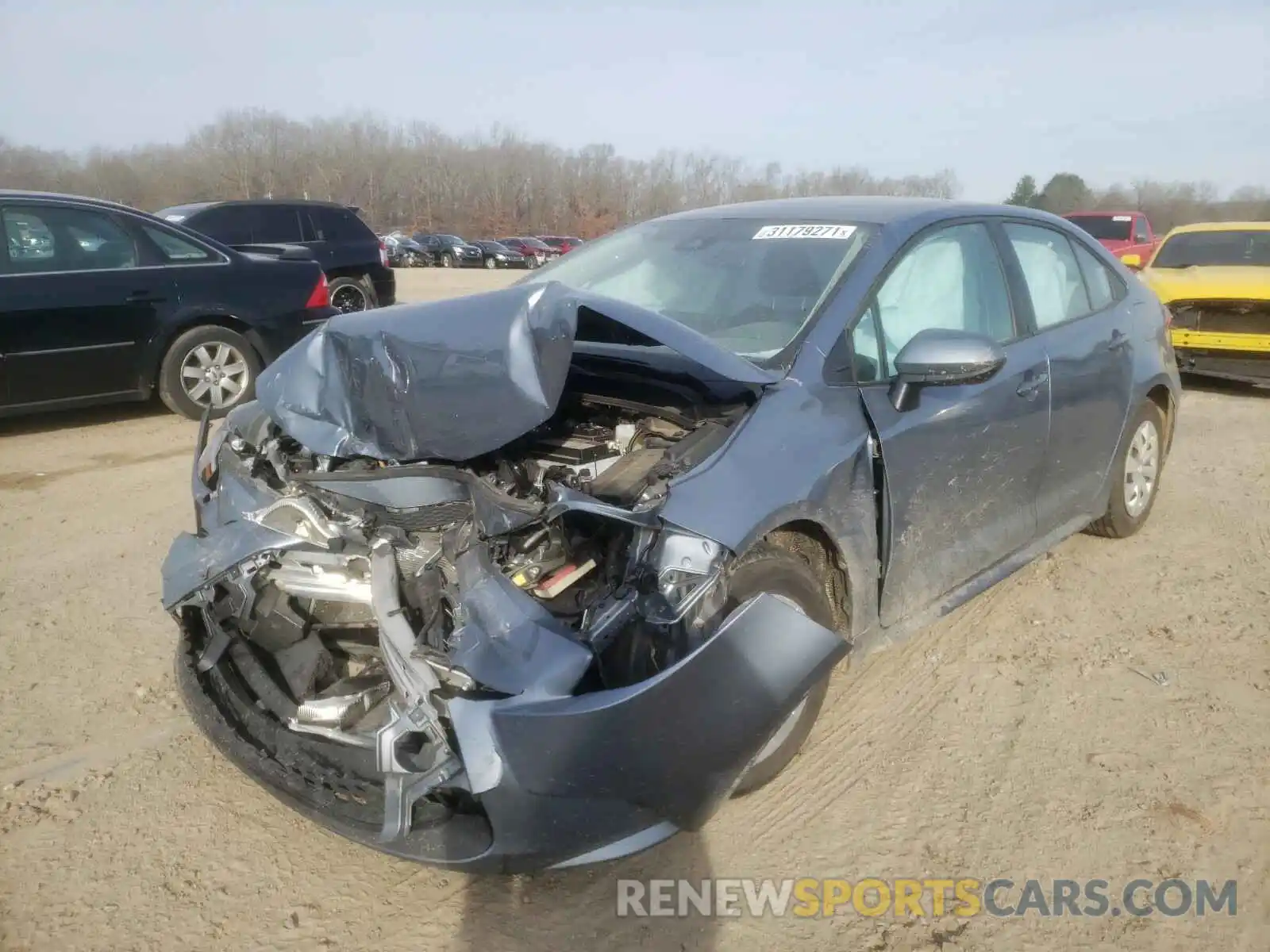 2 Photograph of a damaged car 5YFDPRAE4LP068369 TOYOTA COROLLA 2020