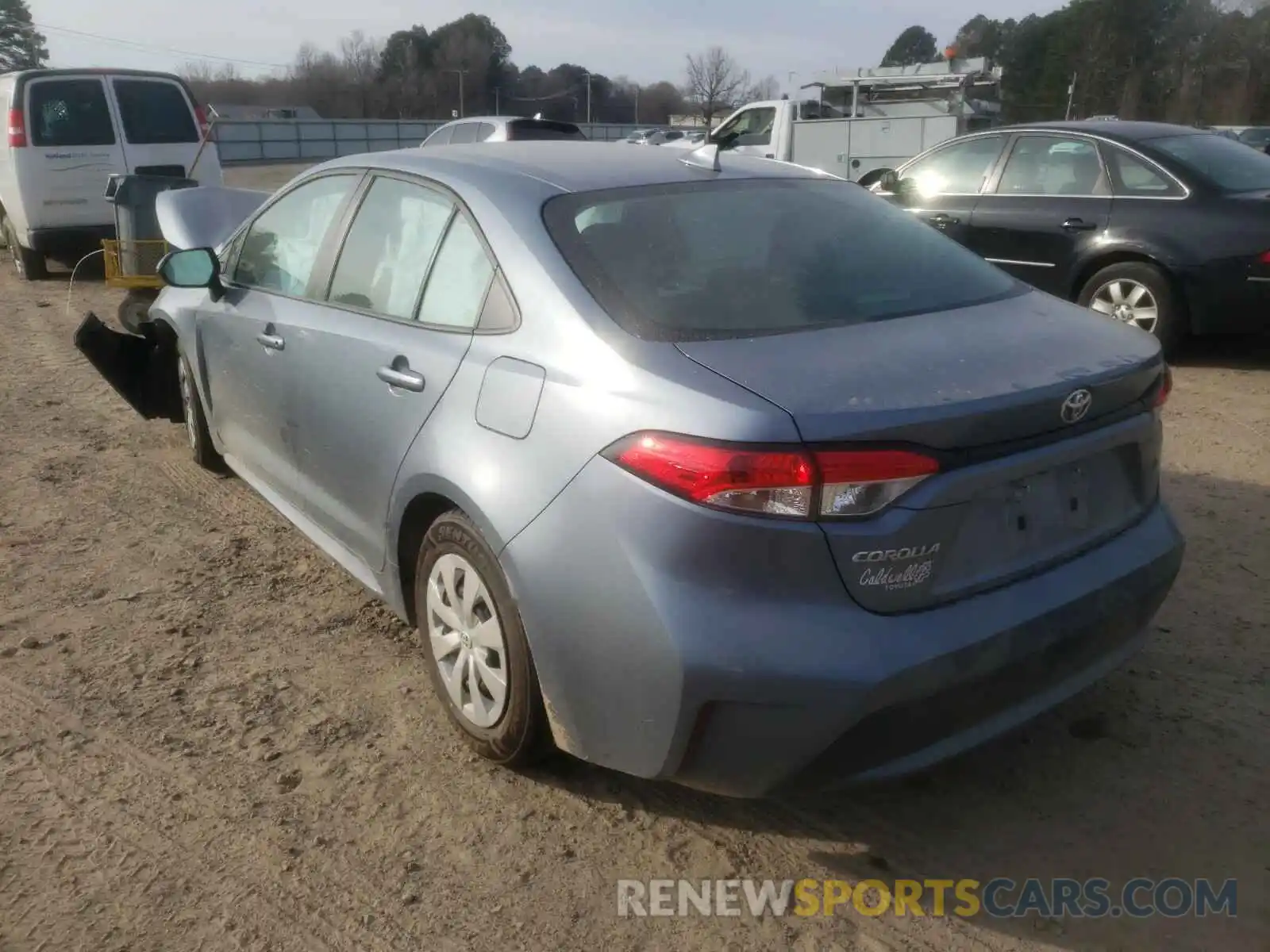 3 Photograph of a damaged car 5YFDPRAE4LP068369 TOYOTA COROLLA 2020