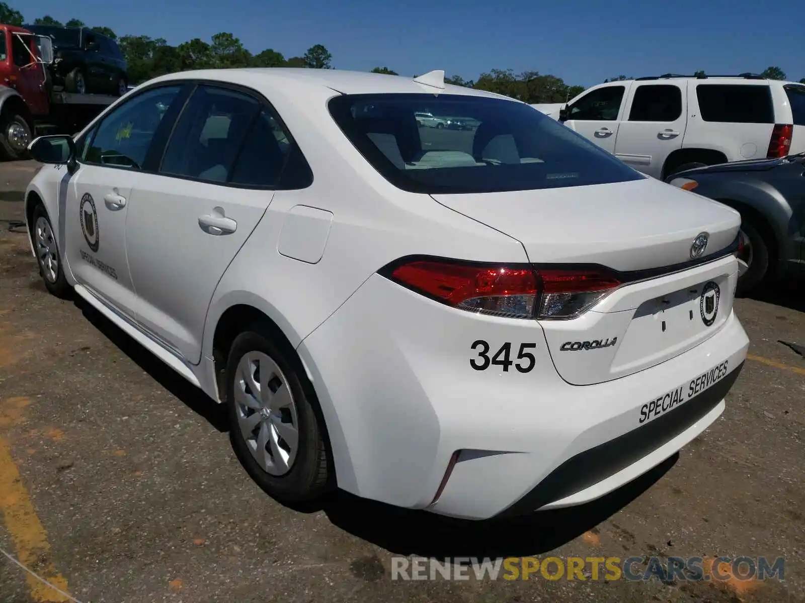 3 Photograph of a damaged car 5YFDPRAE4LP070221 TOYOTA COROLLA 2020