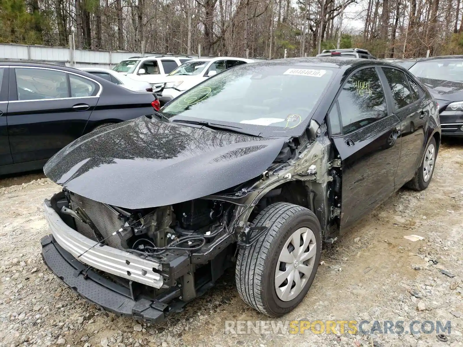 2 Photograph of a damaged car 5YFDPRAE4LP076553 TOYOTA COROLLA 2020