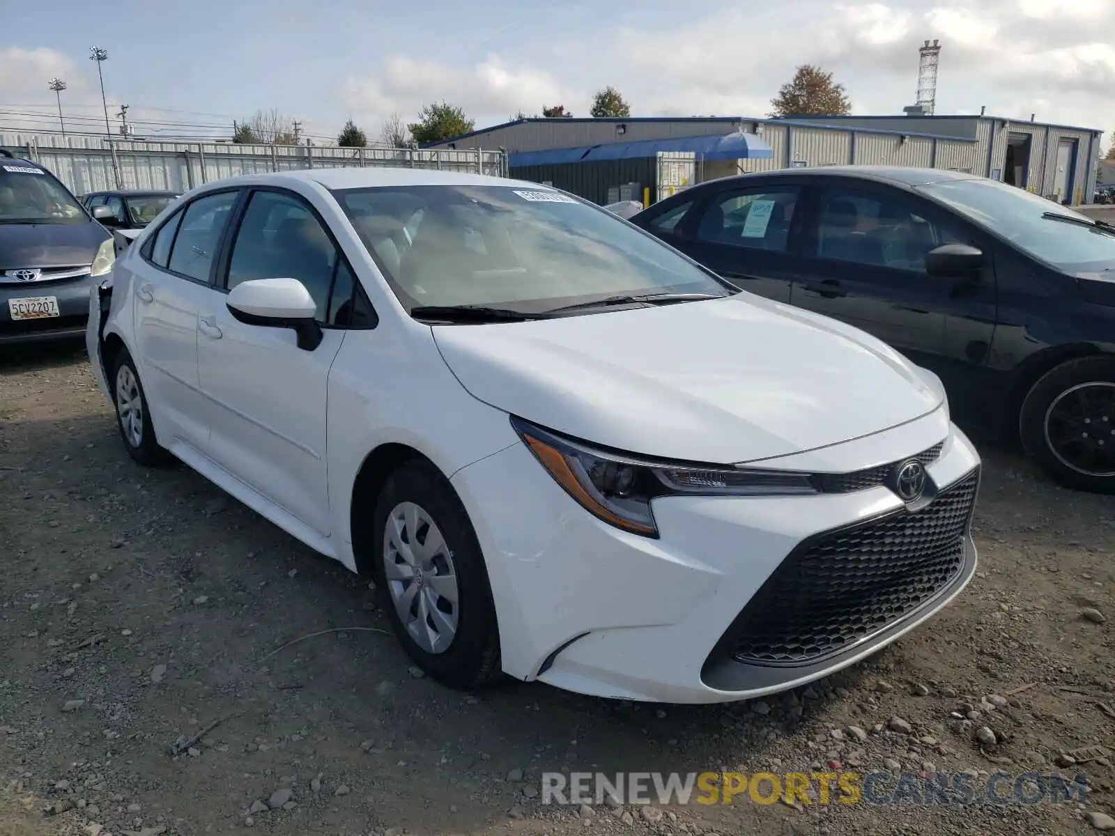 1 Photograph of a damaged car 5YFDPRAE4LP093028 TOYOTA COROLLA 2020