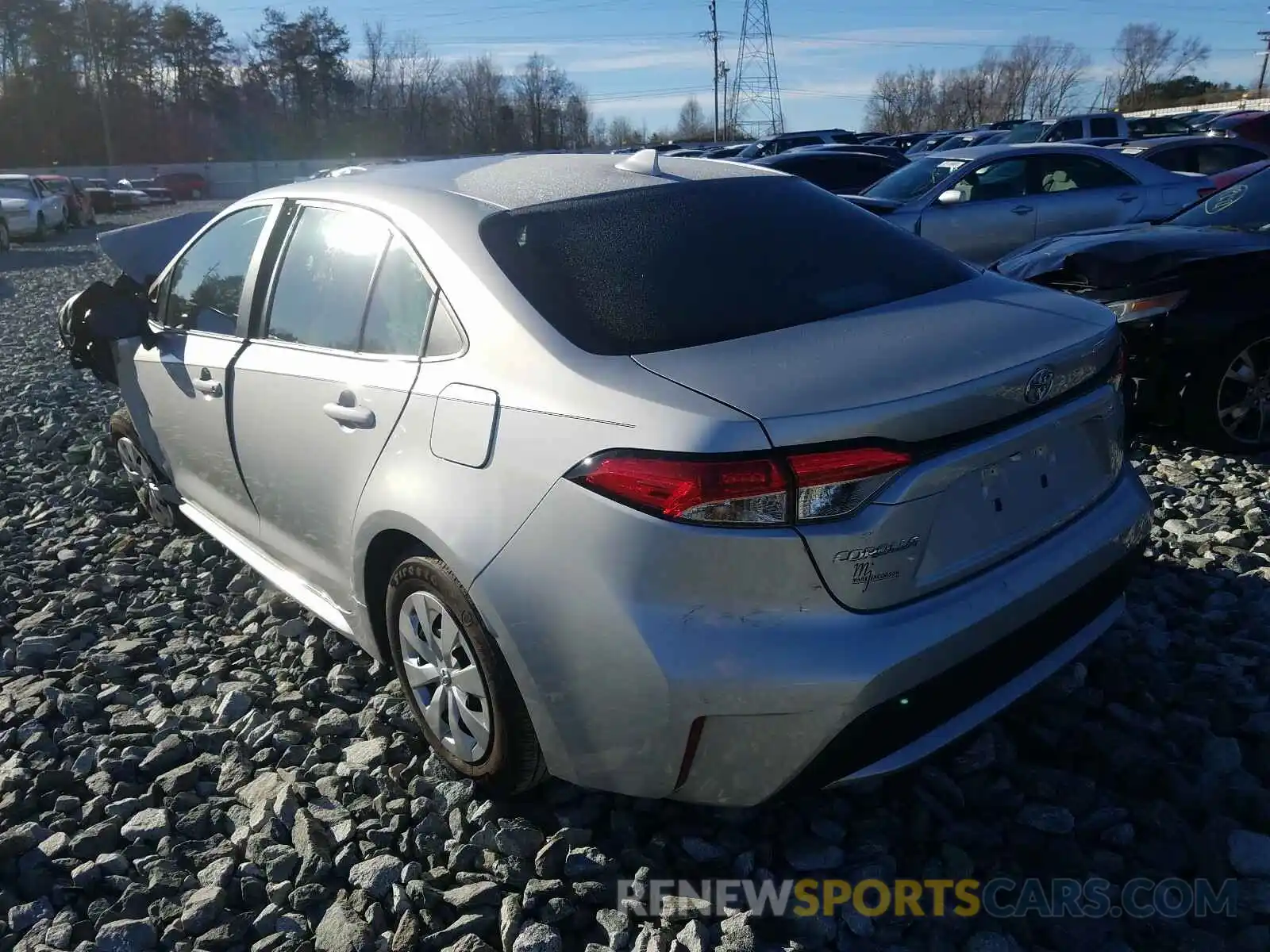 3 Photograph of a damaged car 5YFDPRAE4LP106344 TOYOTA COROLLA 2020