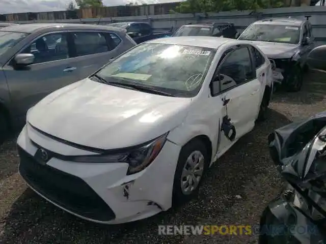 2 Photograph of a damaged car 5YFDPRAE4LP117053 TOYOTA COROLLA 2020