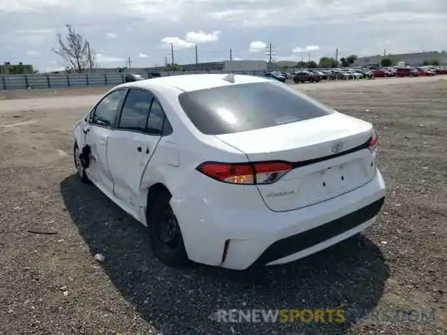 3 Photograph of a damaged car 5YFDPRAE4LP117053 TOYOTA COROLLA 2020