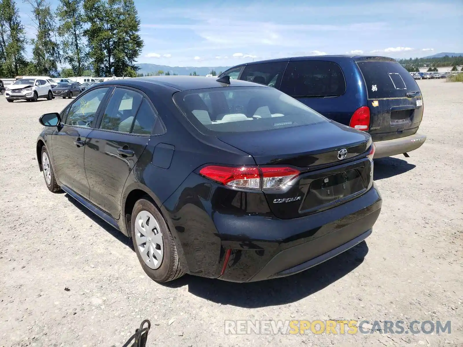 3 Photograph of a damaged car 5YFDPRAE4LP140462 TOYOTA COROLLA 2020