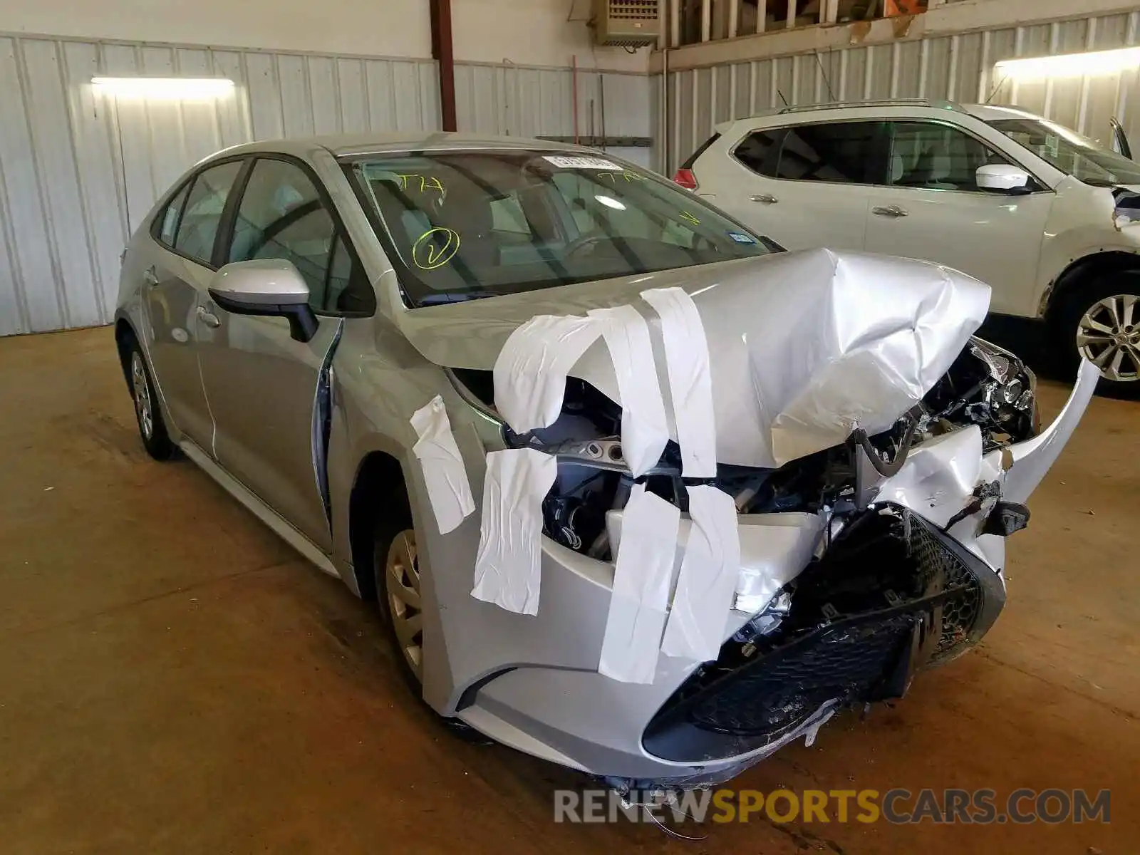 1 Photograph of a damaged car 5YFDPRAE5LP007788 TOYOTA COROLLA 2020