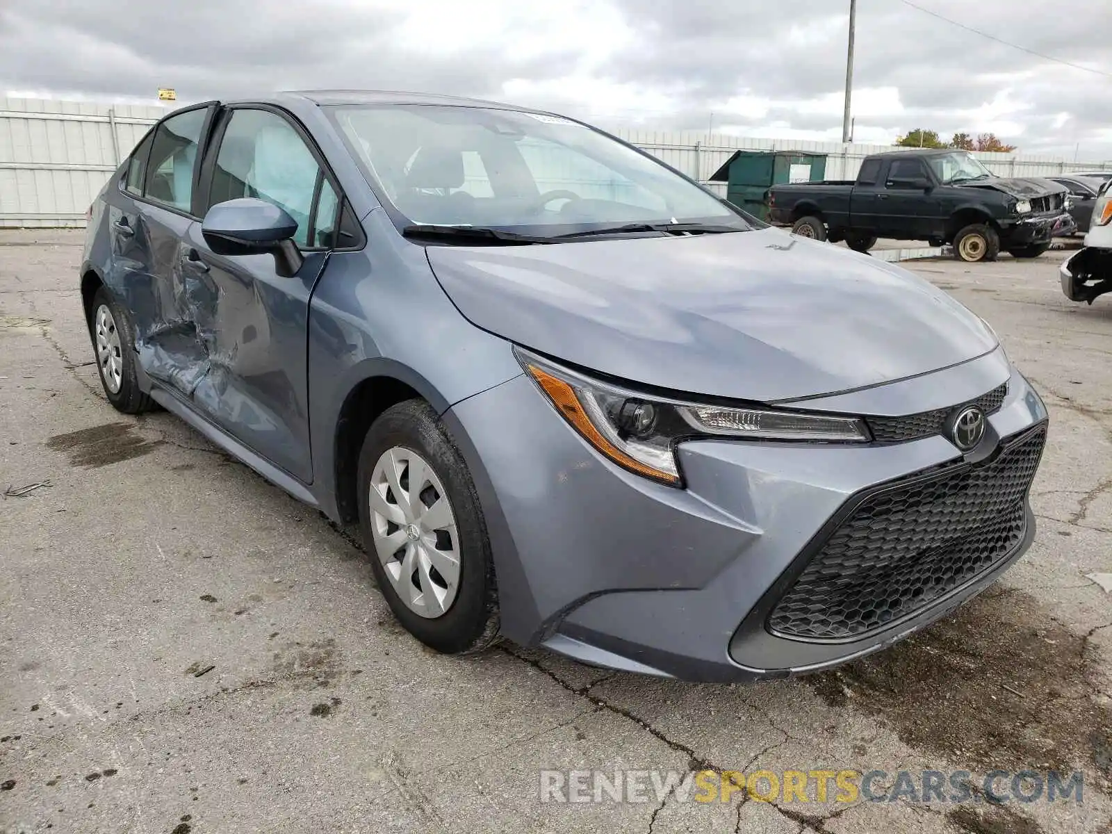 1 Photograph of a damaged car 5YFDPRAE5LP009766 TOYOTA COROLLA 2020