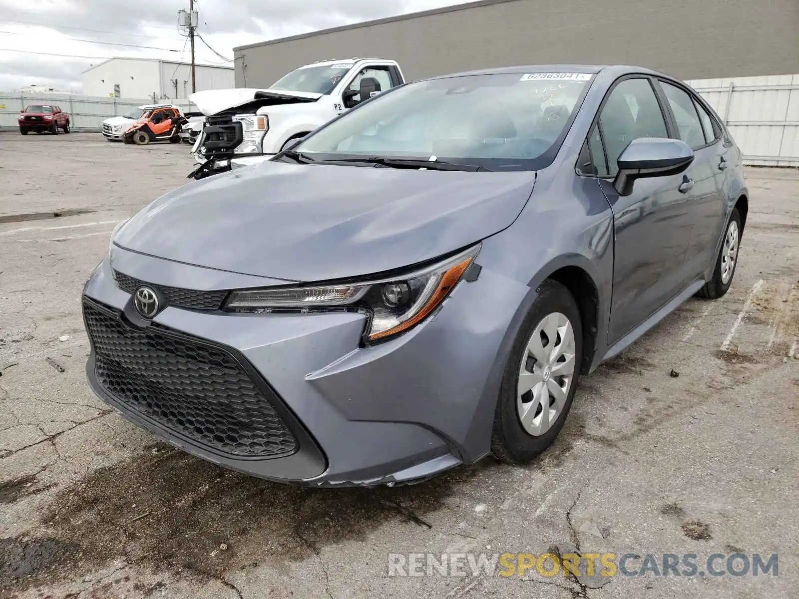 2 Photograph of a damaged car 5YFDPRAE5LP009766 TOYOTA COROLLA 2020