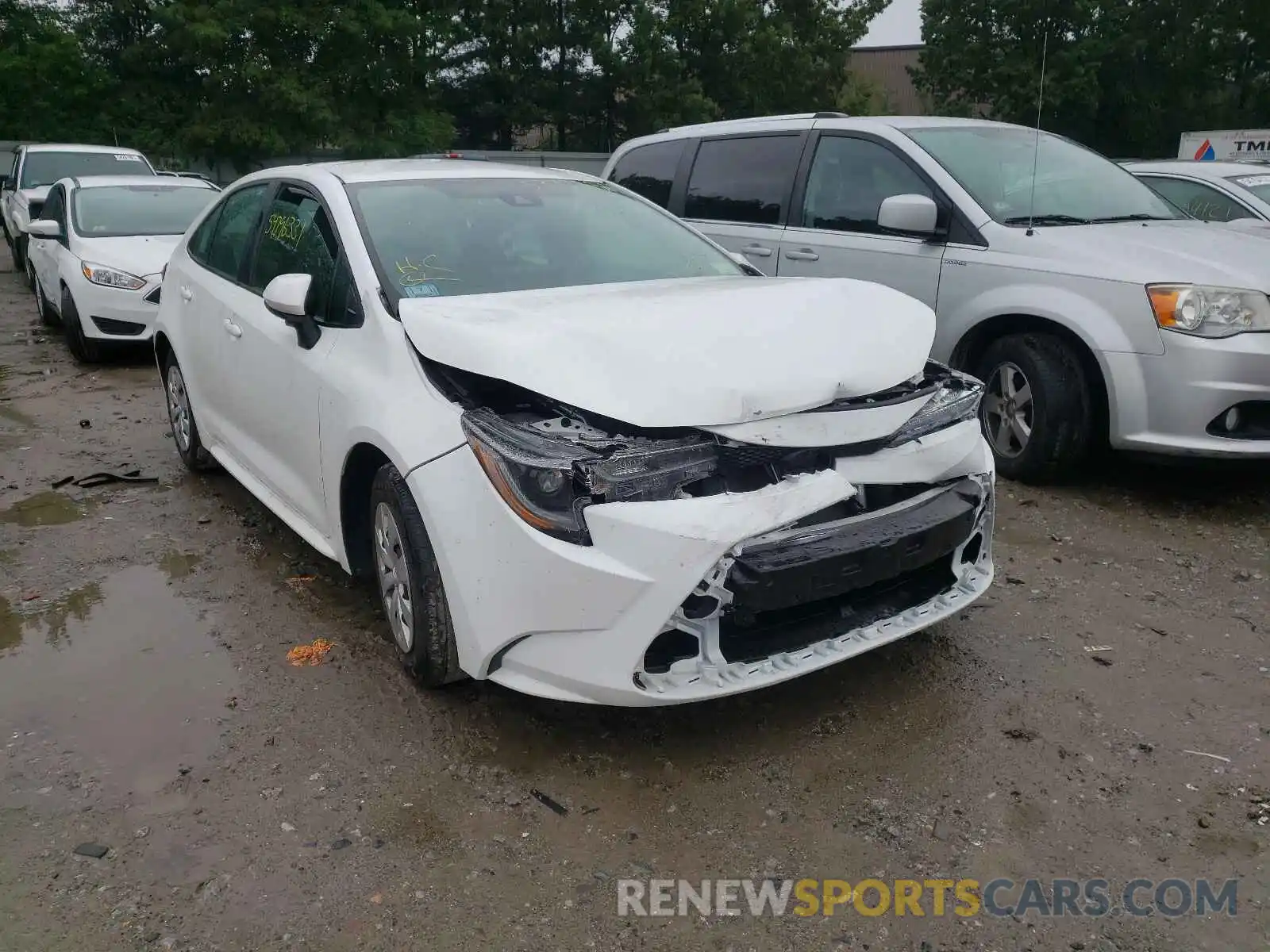 1 Photograph of a damaged car 5YFDPRAE5LP013347 TOYOTA COROLLA 2020