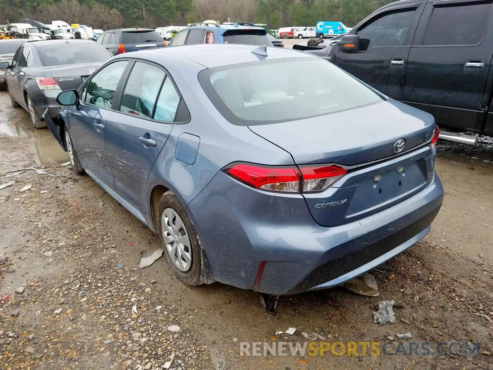 3 Photograph of a damaged car 5YFDPRAE5LP015003 TOYOTA COROLLA 2020