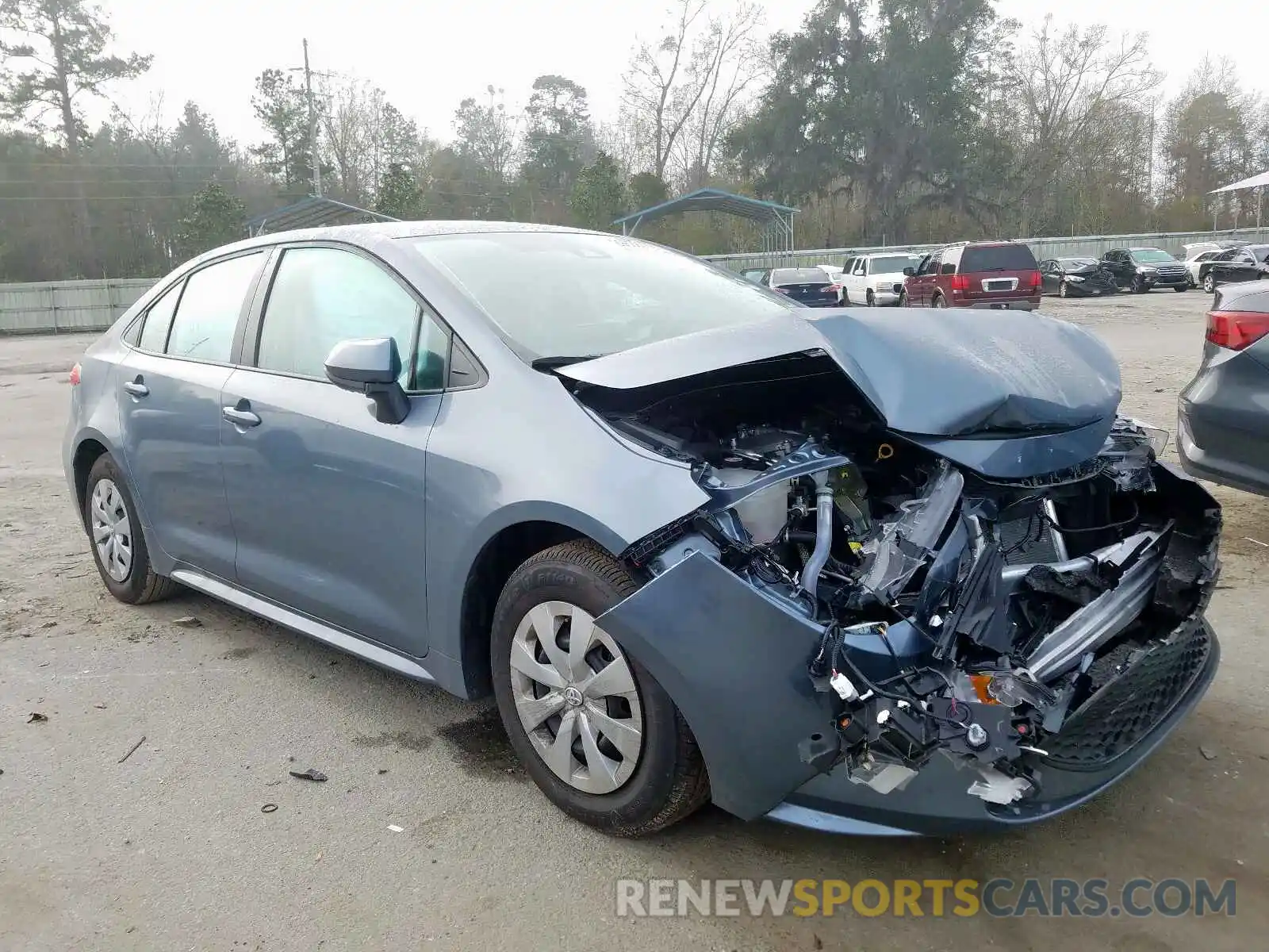 1 Photograph of a damaged car 5YFDPRAE5LP054416 TOYOTA COROLLA 2020