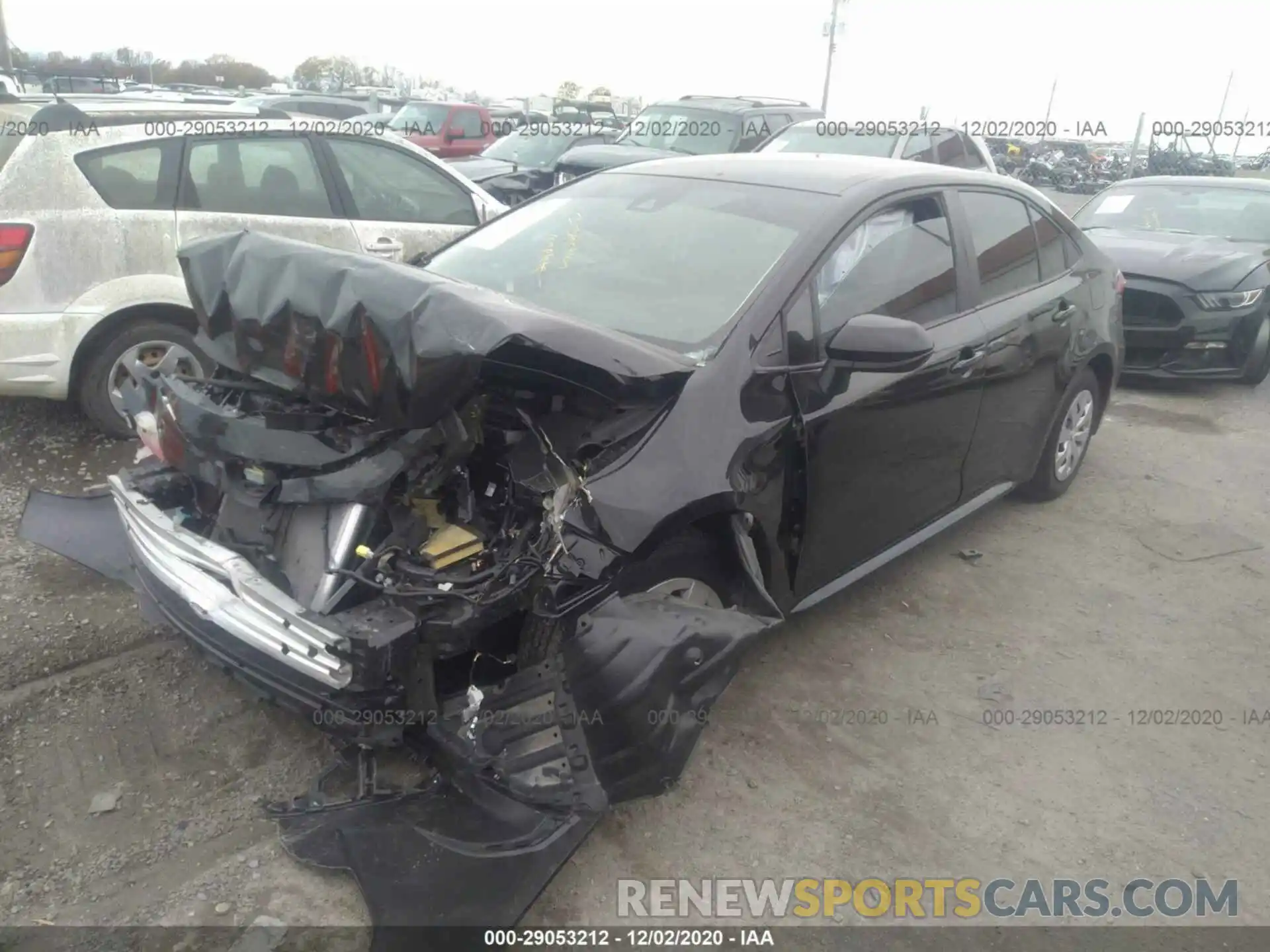 2 Photograph of a damaged car 5YFDPRAE5LP067537 TOYOTA COROLLA 2020