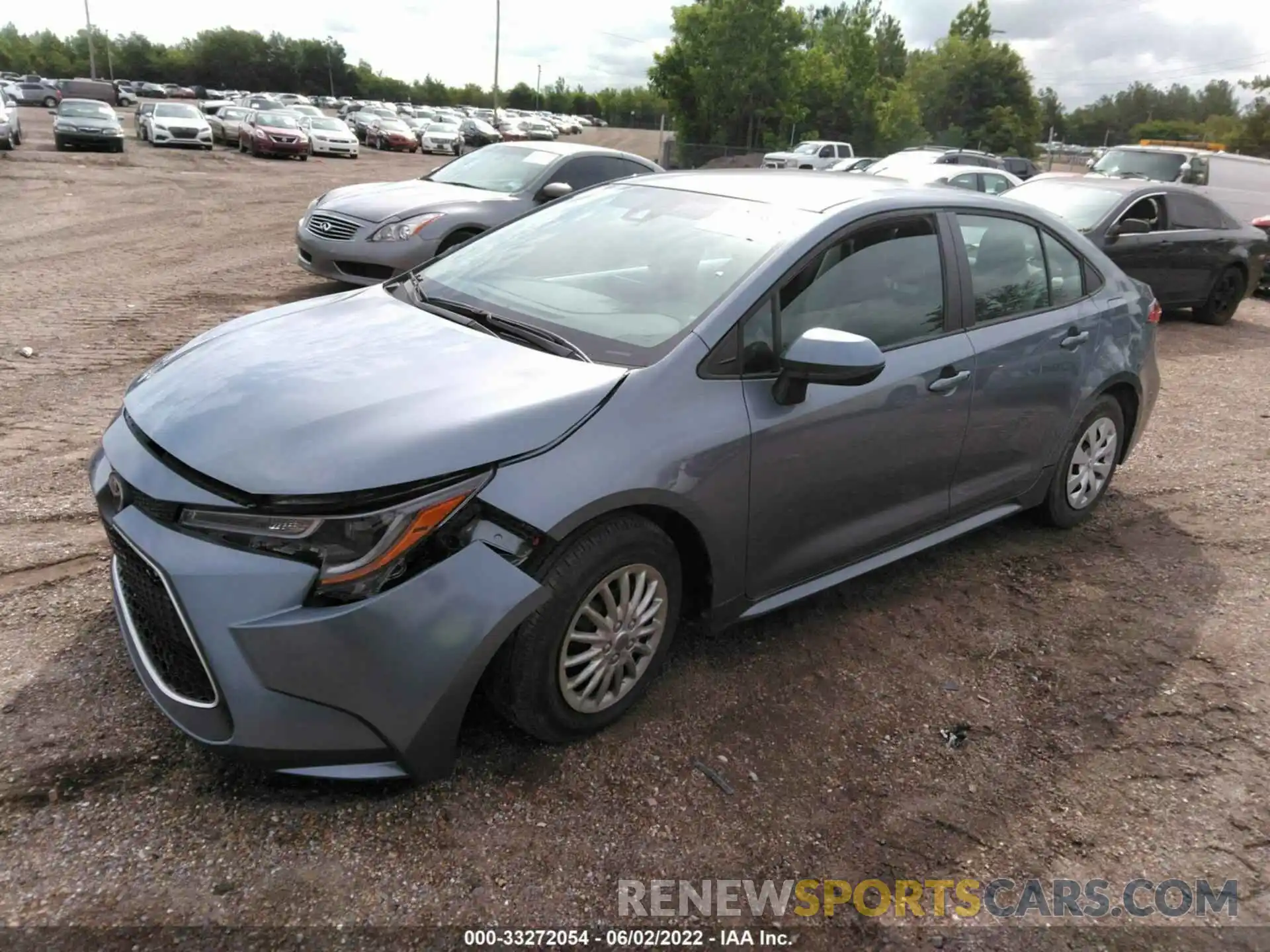 2 Photograph of a damaged car 5YFDPRAE5LP105915 TOYOTA COROLLA 2020