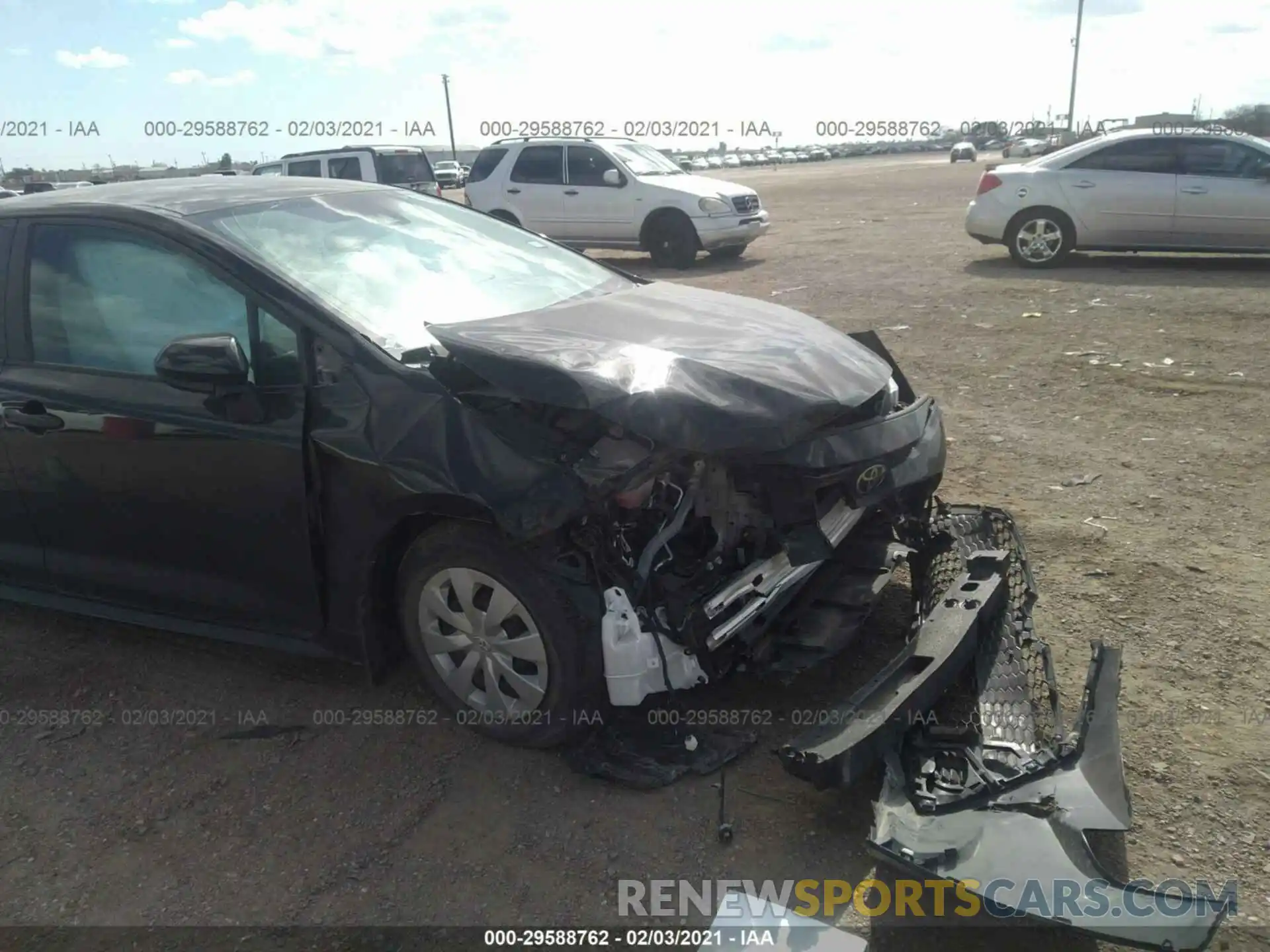 6 Photograph of a damaged car 5YFDPRAE5LP111827 TOYOTA COROLLA 2020