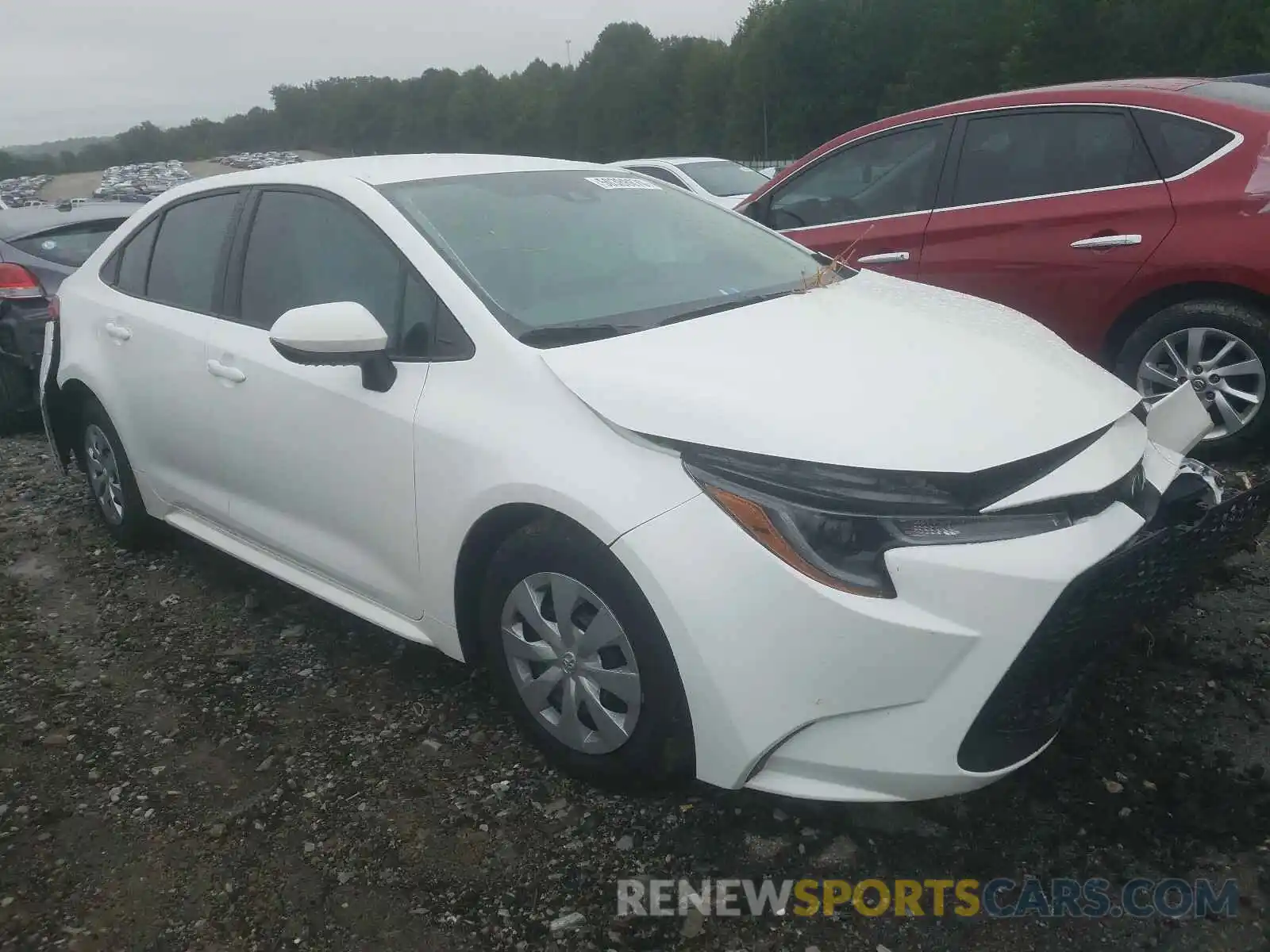 1 Photograph of a damaged car 5YFDPRAE5LP119006 TOYOTA COROLLA 2020