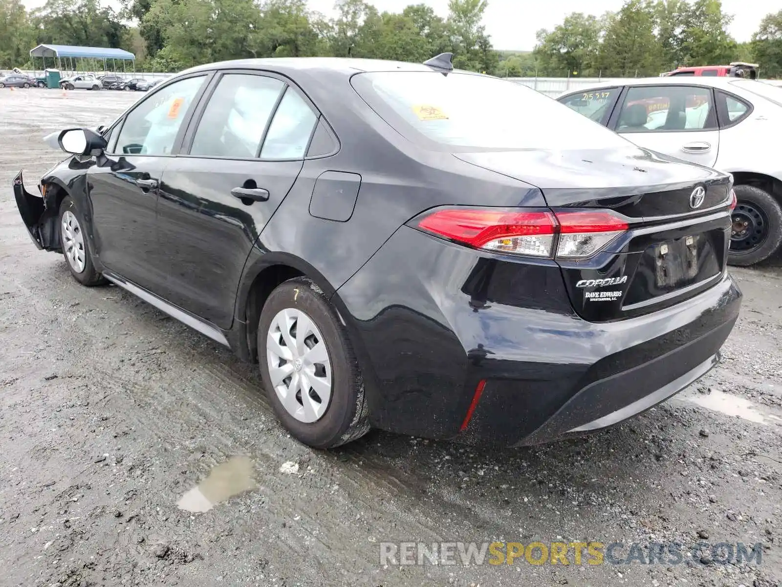 3 Photograph of a damaged car 5YFDPRAE5LP123640 TOYOTA COROLLA 2020