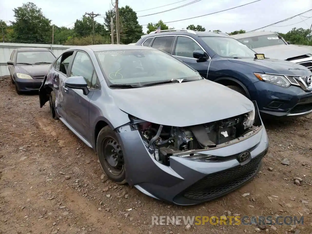 1 Photograph of a damaged car 5YFDPRAE6LP006150 TOYOTA COROLLA 2020