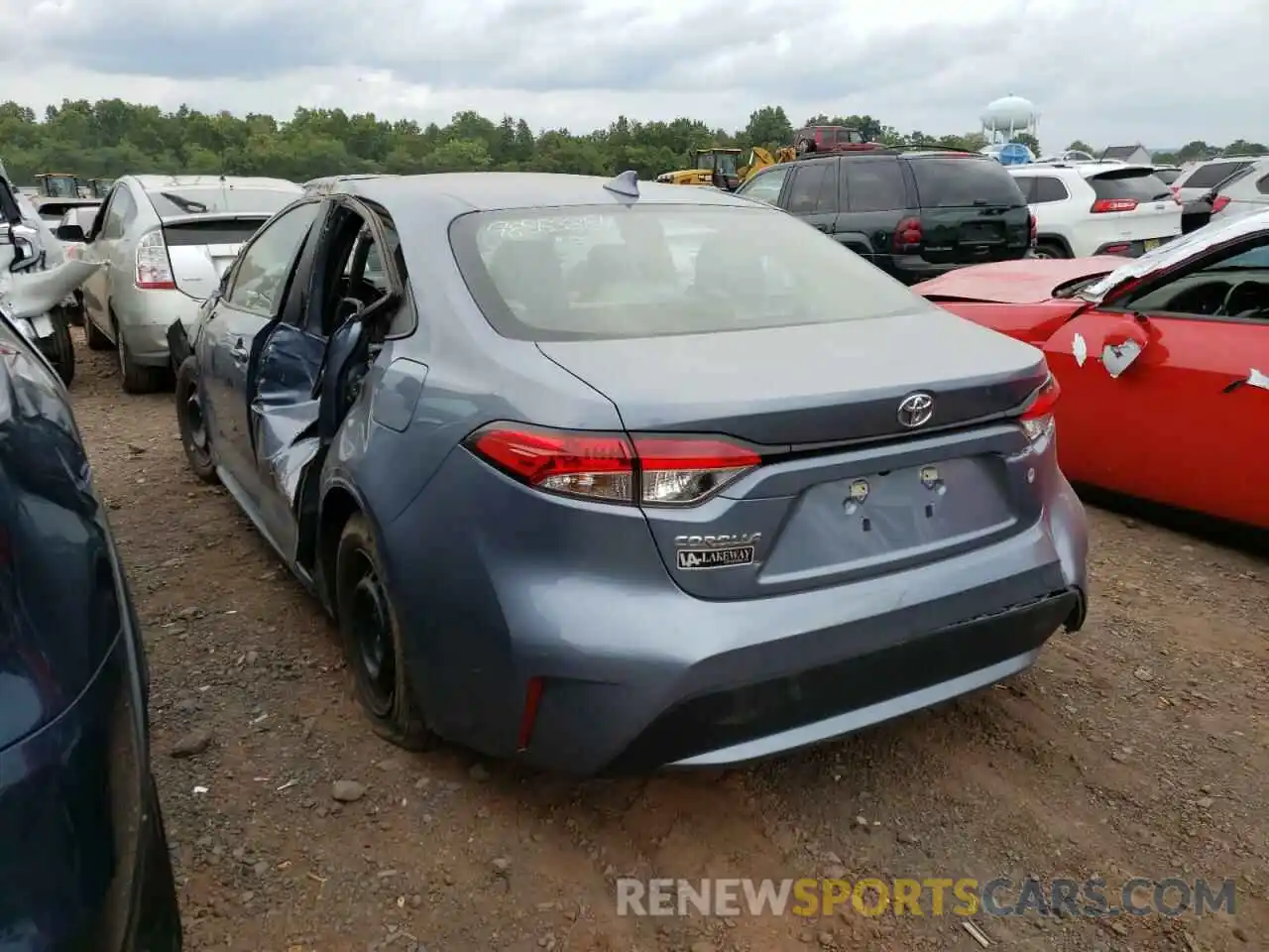 3 Photograph of a damaged car 5YFDPRAE6LP006150 TOYOTA COROLLA 2020