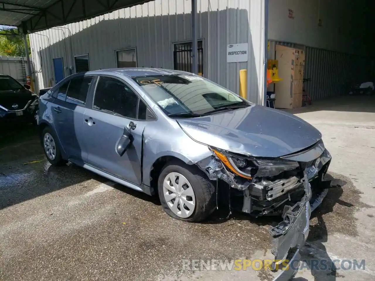 1 Photograph of a damaged car 5YFDPRAE6LP014118 TOYOTA COROLLA 2020