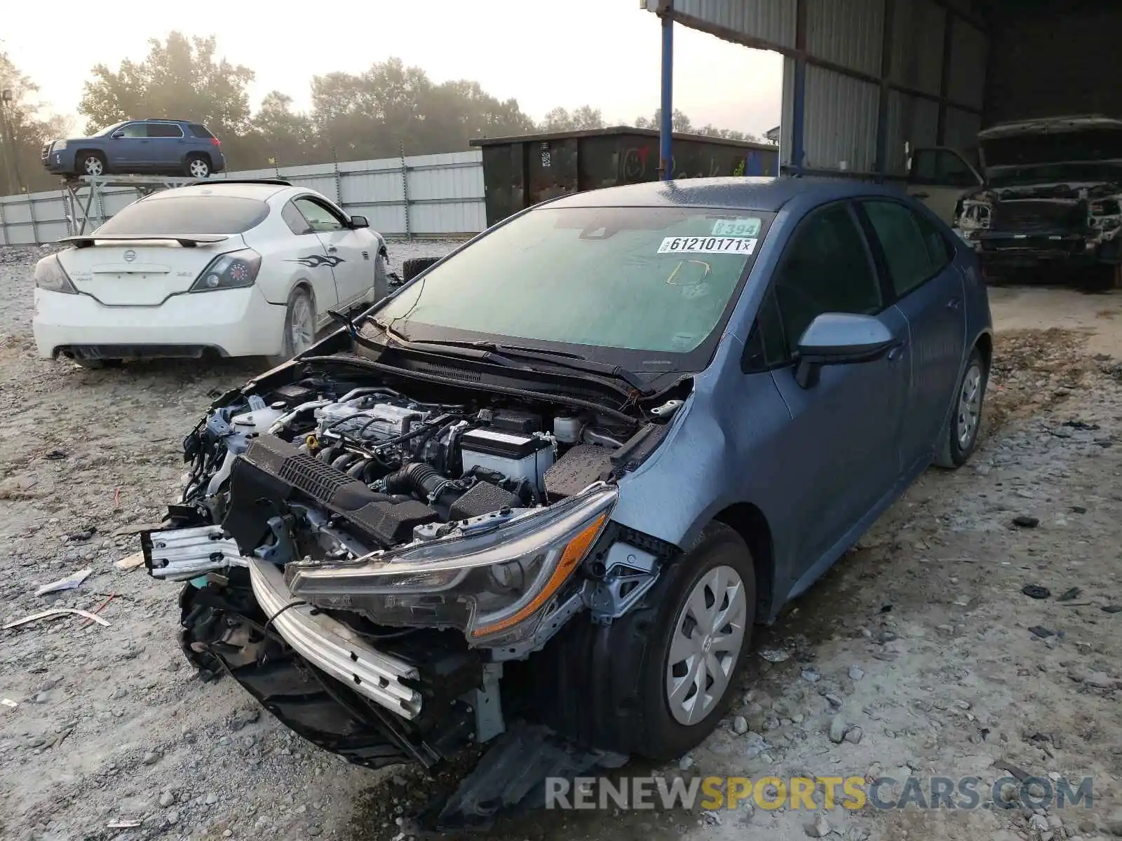 2 Photograph of a damaged car 5YFDPRAE6LP051718 TOYOTA COROLLA 2020