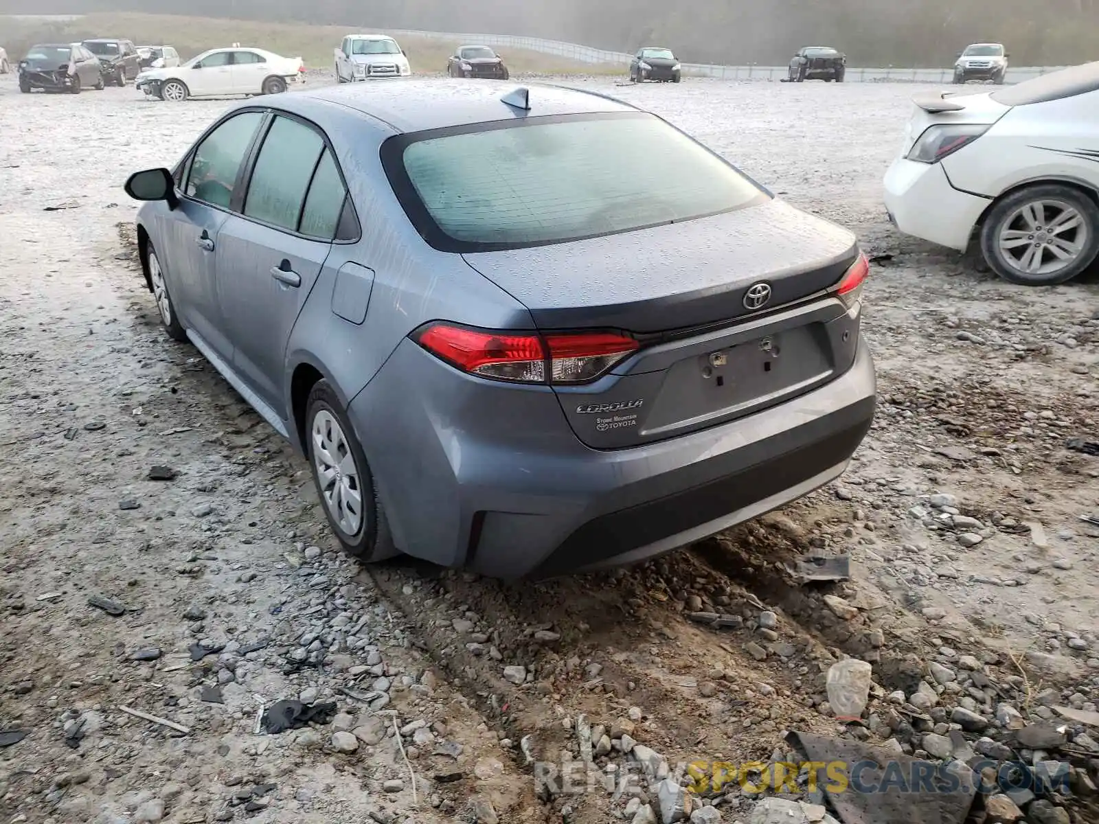 3 Photograph of a damaged car 5YFDPRAE6LP051718 TOYOTA COROLLA 2020