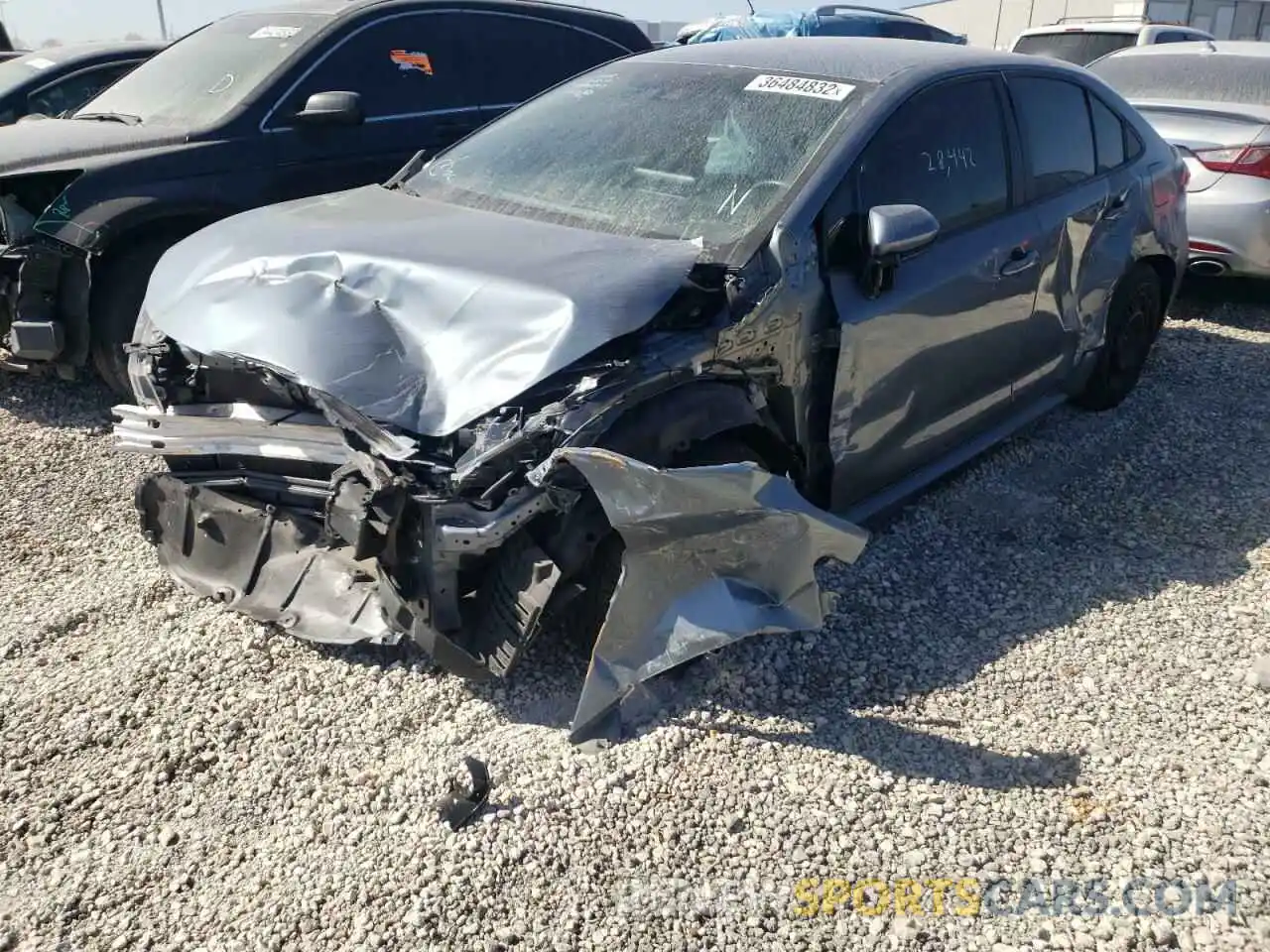 2 Photograph of a damaged car 5YFDPRAE6LP072746 TOYOTA COROLLA 2020