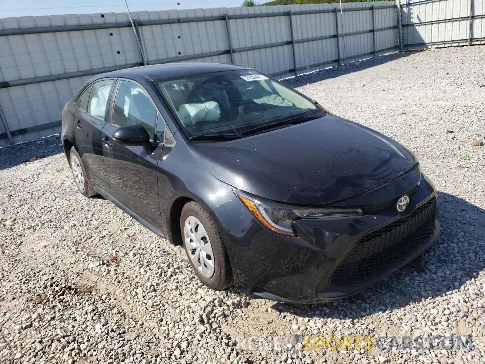 1 Photograph of a damaged car 5YFDPRAE6LP074254 TOYOTA COROLLA 2020