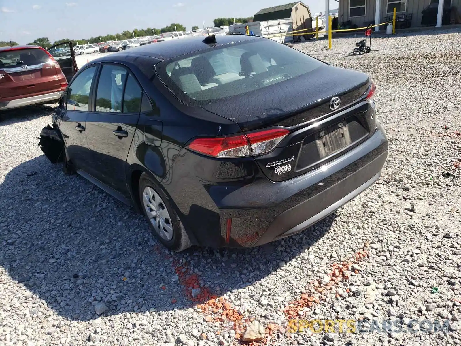 3 Photograph of a damaged car 5YFDPRAE6LP074254 TOYOTA COROLLA 2020