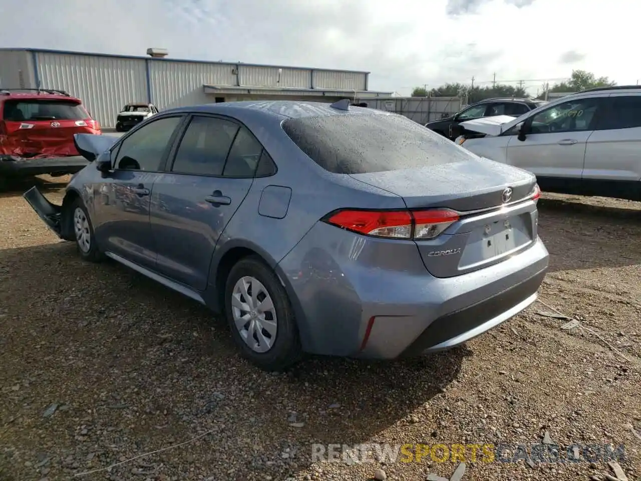 3 Photograph of a damaged car 5YFDPRAE6LP103283 TOYOTA COROLLA 2020