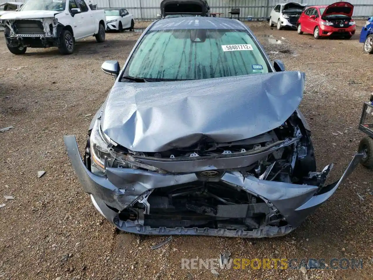 7 Photograph of a damaged car 5YFDPRAE6LP103283 TOYOTA COROLLA 2020