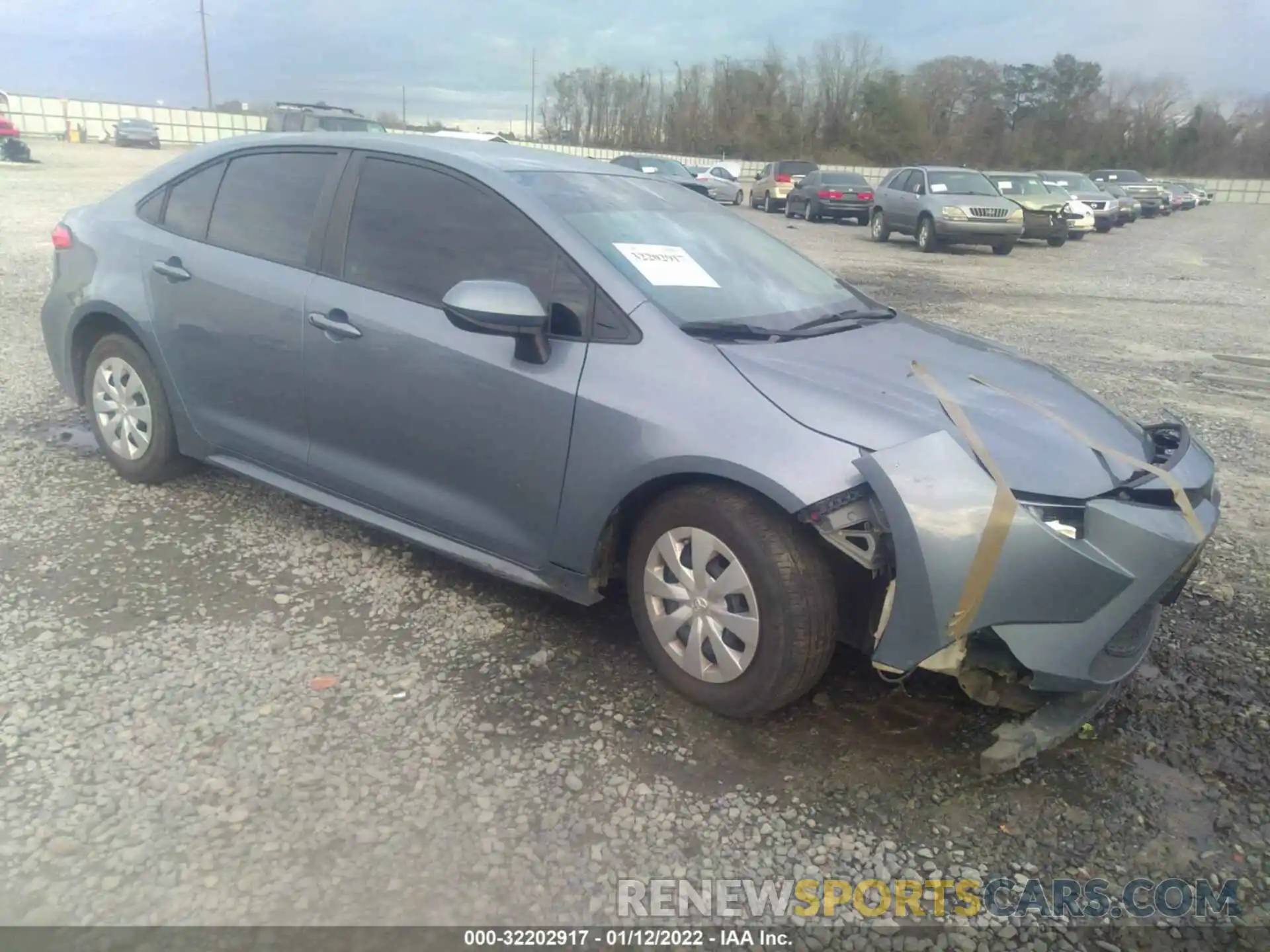 1 Photograph of a damaged car 5YFDPRAE6LP108063 TOYOTA COROLLA 2020