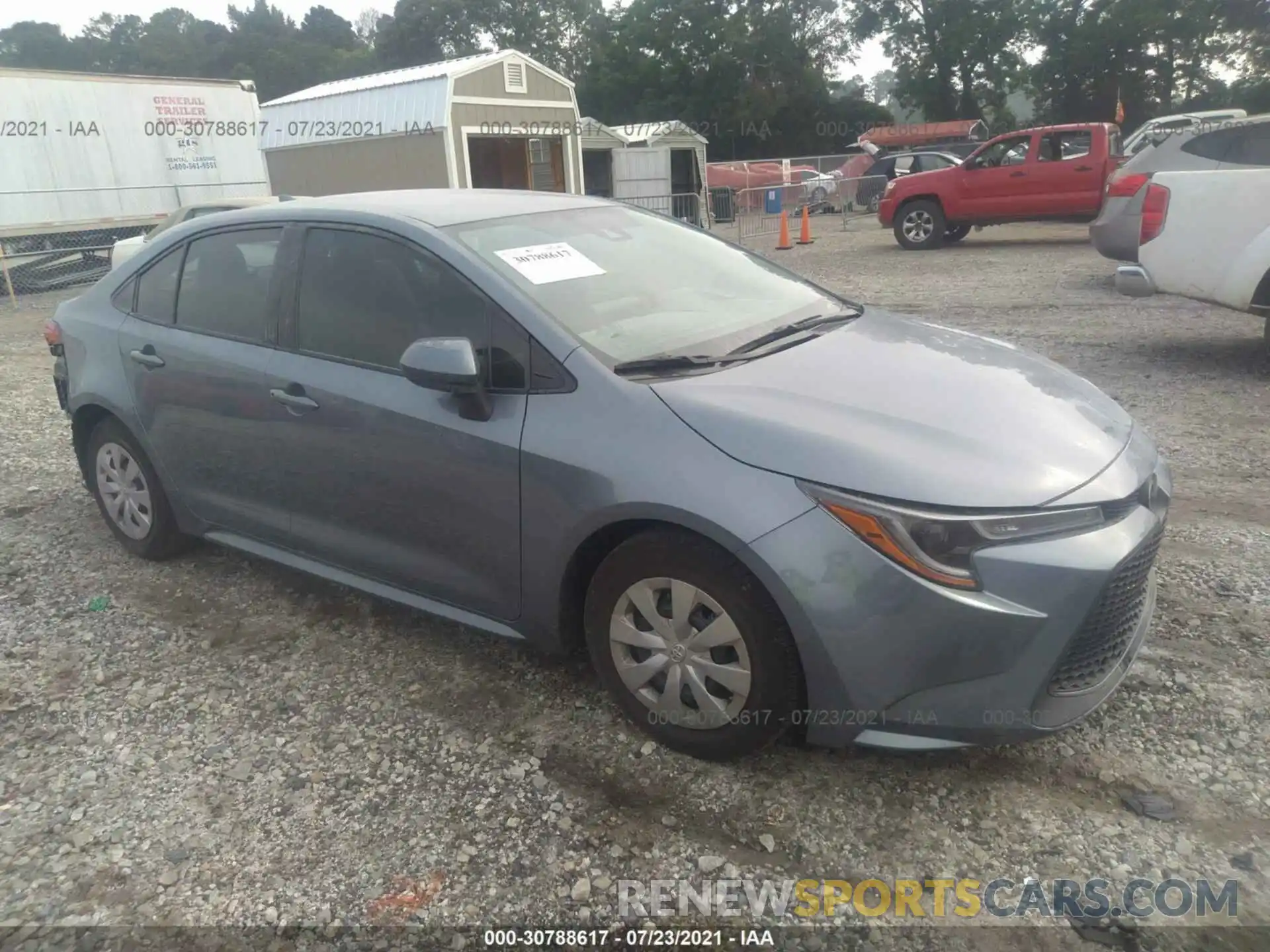 1 Photograph of a damaged car 5YFDPRAE6LP128927 TOYOTA COROLLA 2020