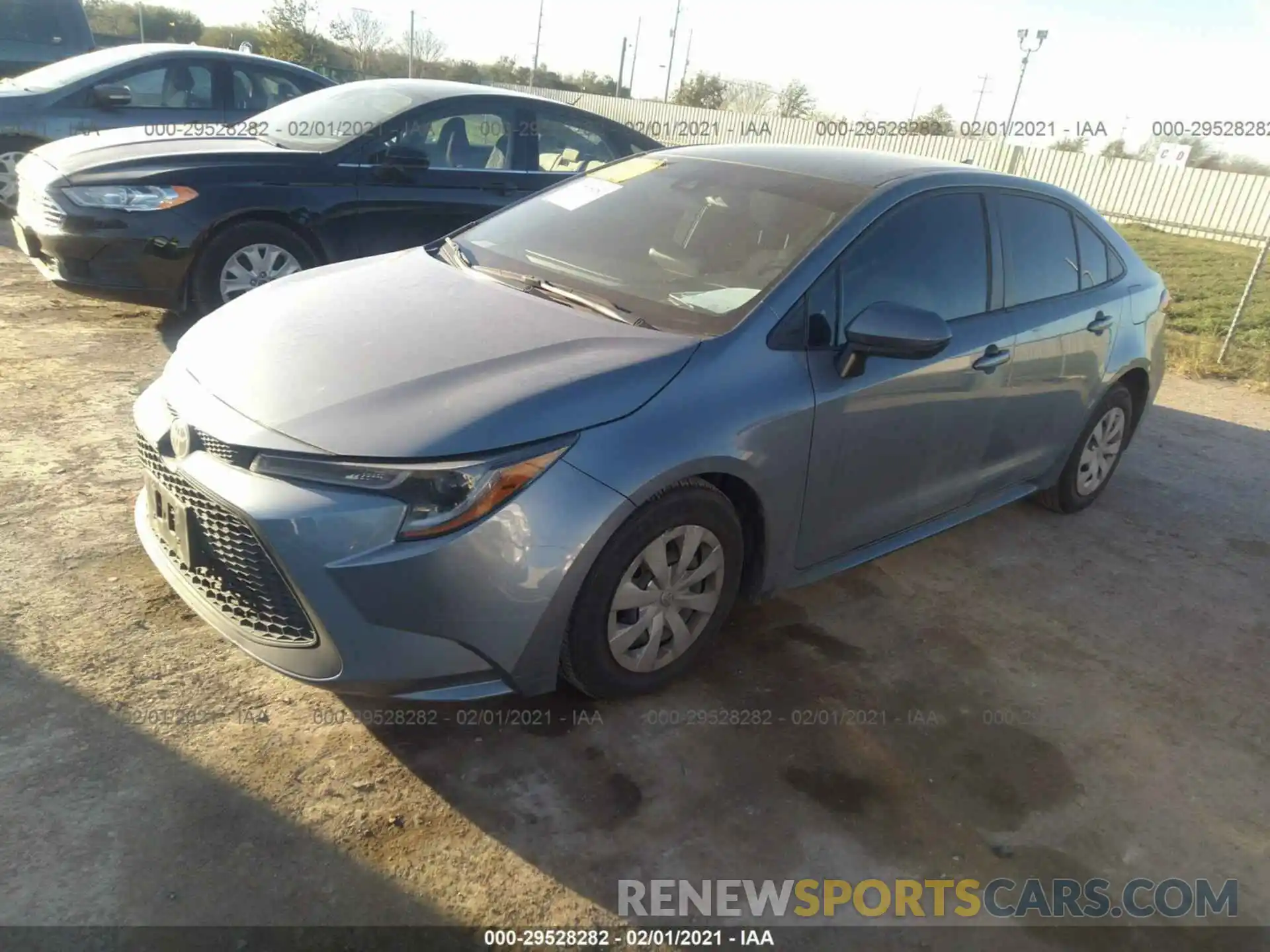 2 Photograph of a damaged car 5YFDPRAE7LP002169 TOYOTA COROLLA 2020