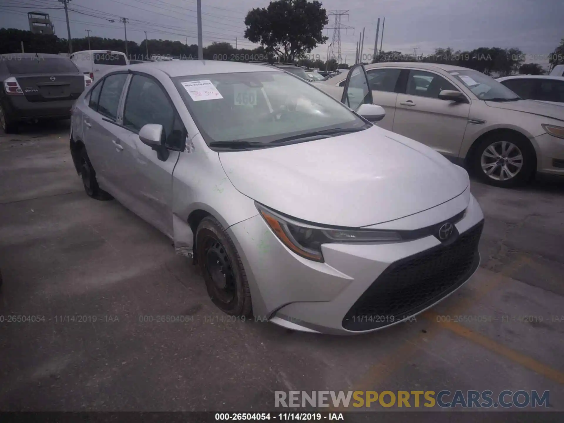 1 Photograph of a damaged car 5YFDPRAE7LP018940 TOYOTA COROLLA 2020