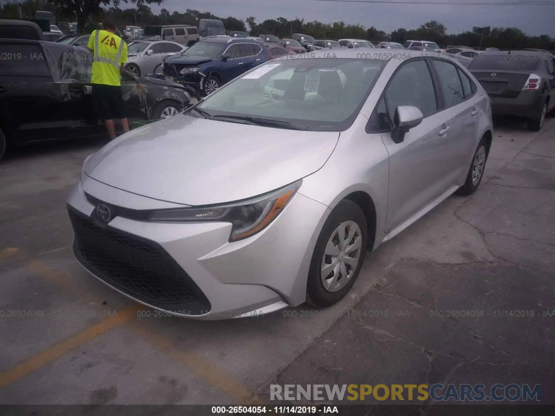 2 Photograph of a damaged car 5YFDPRAE7LP018940 TOYOTA COROLLA 2020