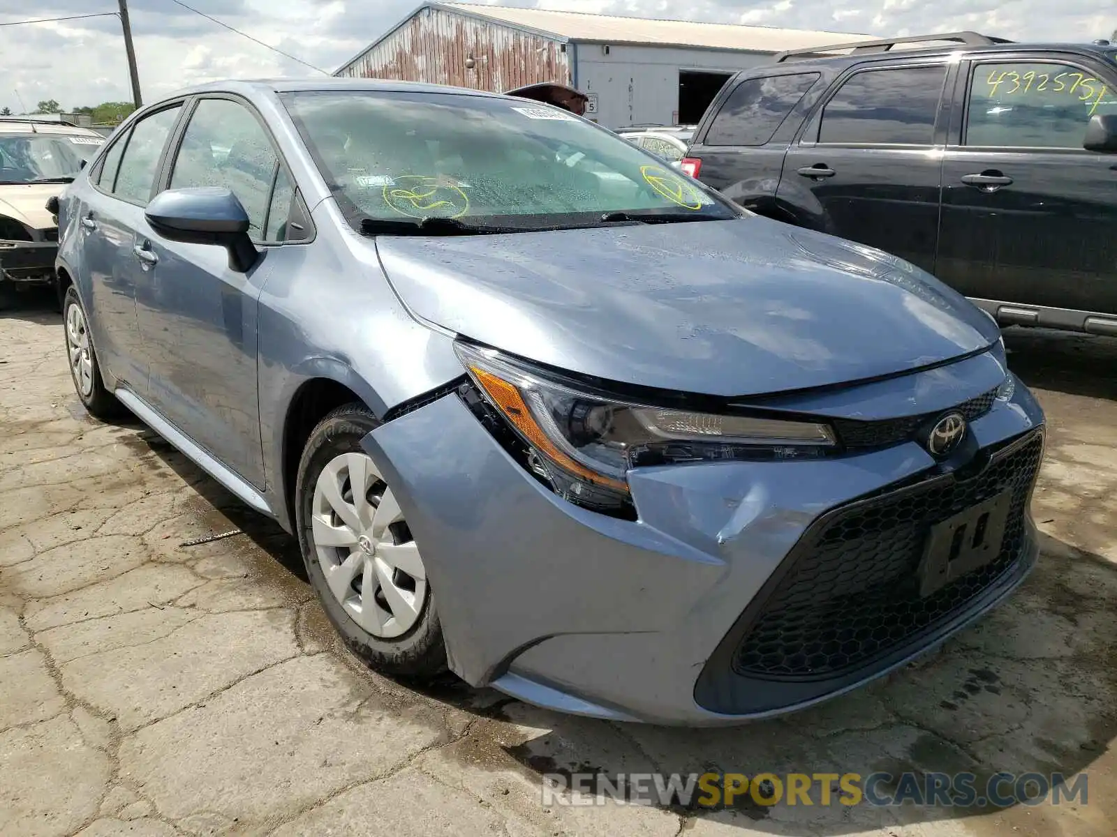 1 Photograph of a damaged car 5YFDPRAE7LP019926 TOYOTA COROLLA 2020