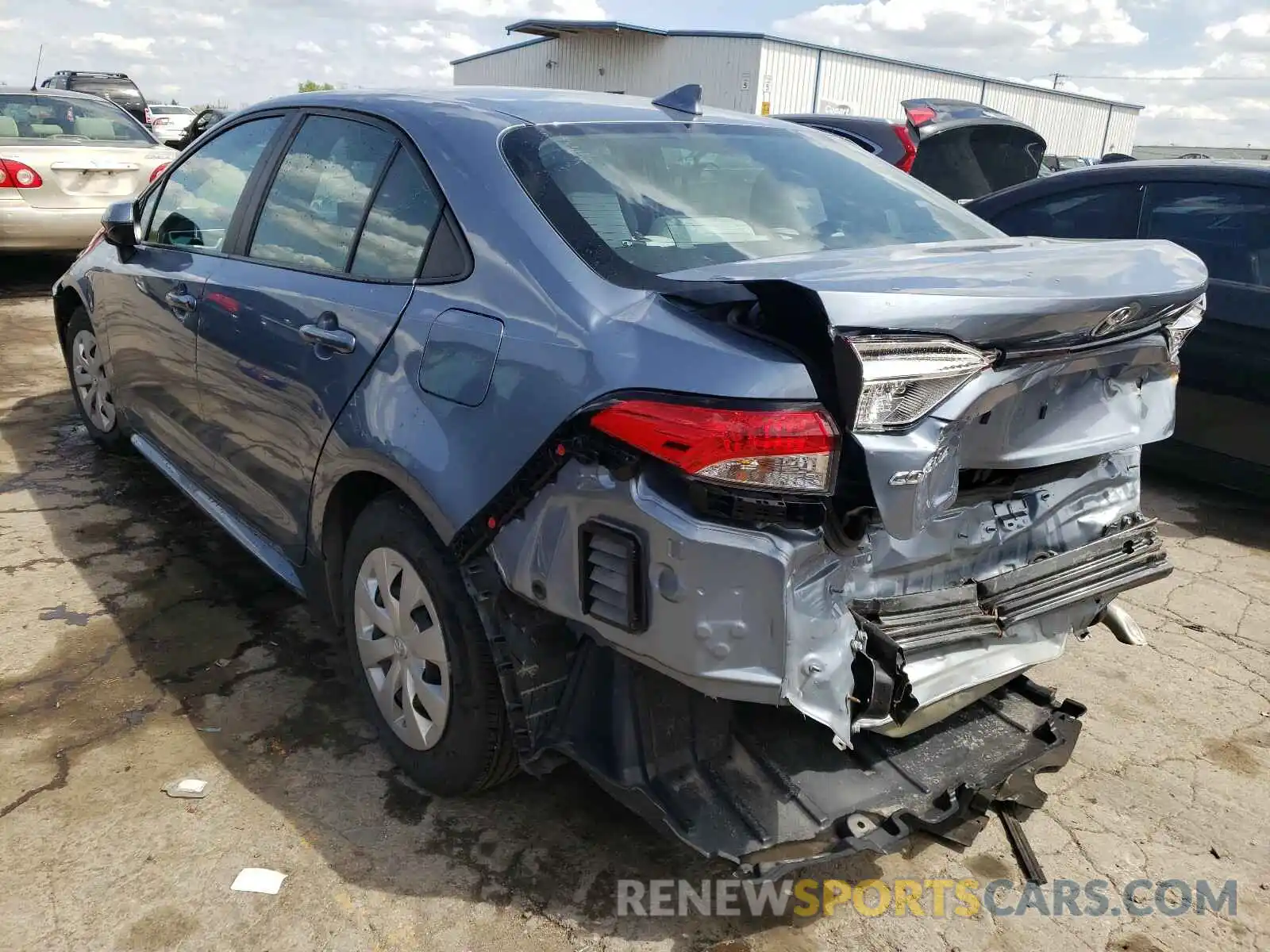 3 Photograph of a damaged car 5YFDPRAE7LP019926 TOYOTA COROLLA 2020