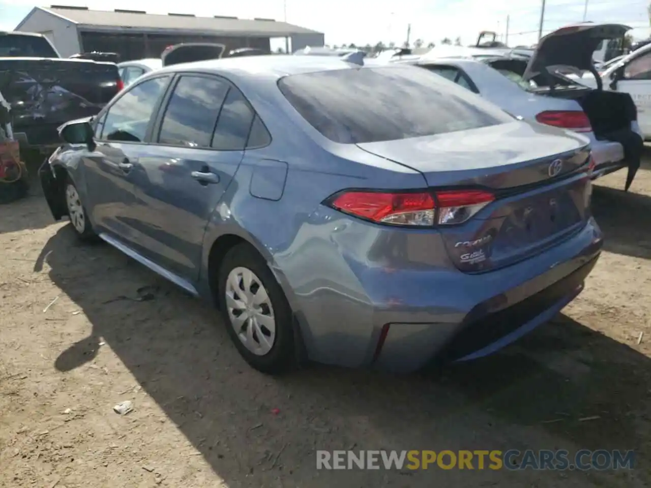 3 Photograph of a damaged car 5YFDPRAE7LP053834 TOYOTA COROLLA 2020