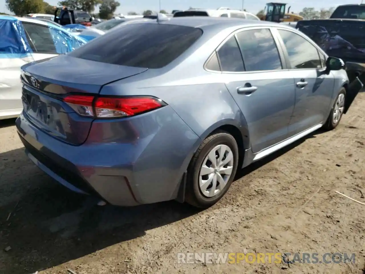 4 Photograph of a damaged car 5YFDPRAE7LP053834 TOYOTA COROLLA 2020