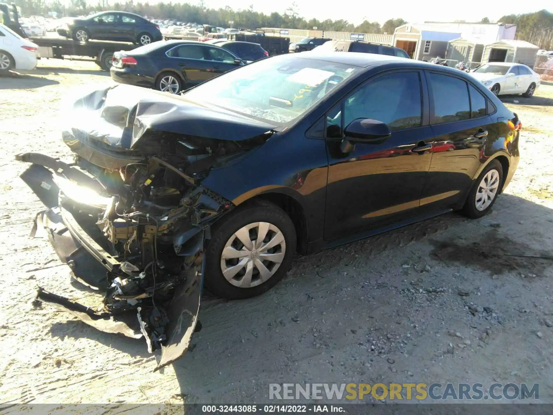 2 Photograph of a damaged car 5YFDPRAE7LP056992 TOYOTA COROLLA 2020