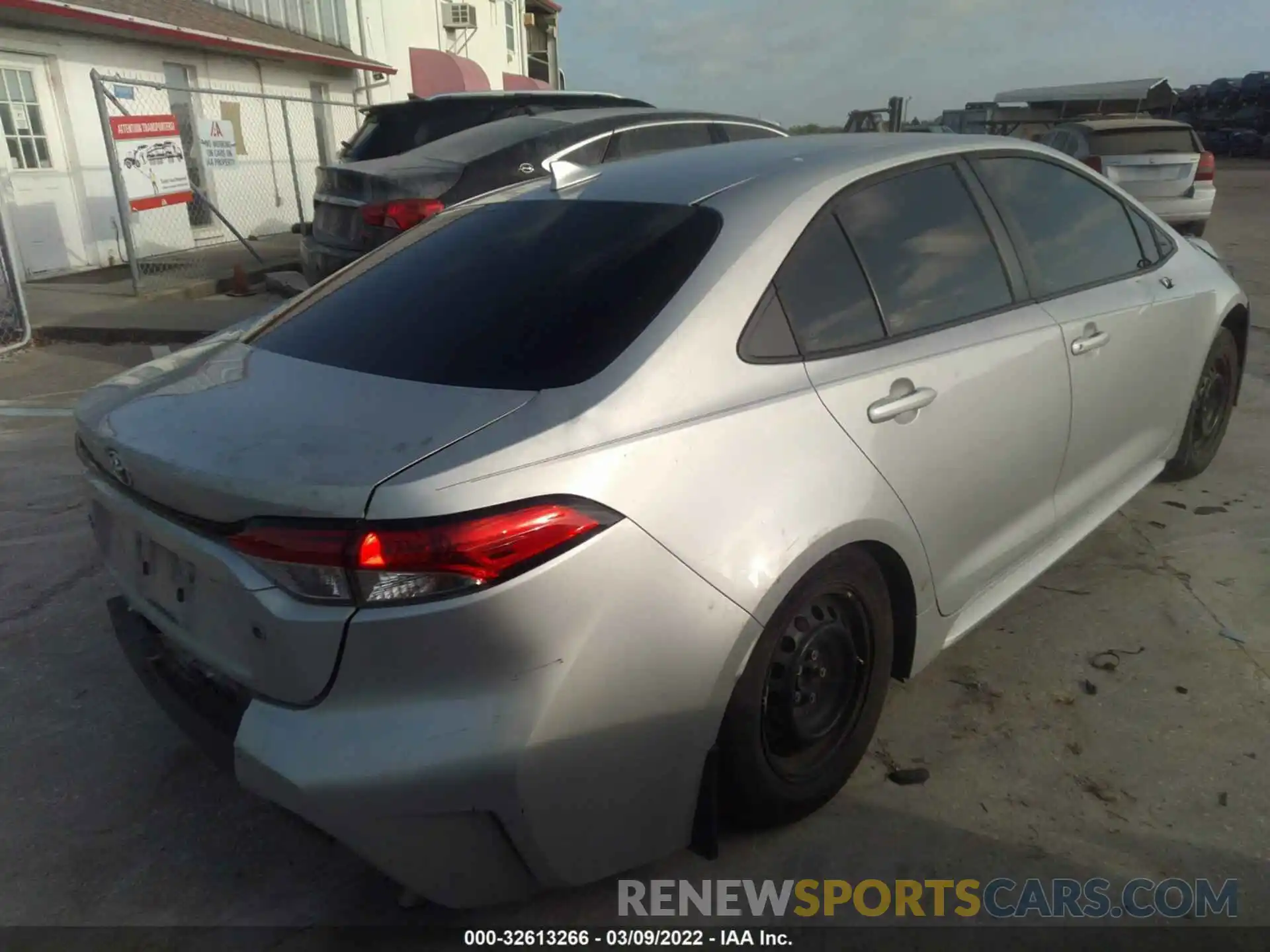 4 Photograph of a damaged car 5YFDPRAE7LP063781 TOYOTA COROLLA 2020