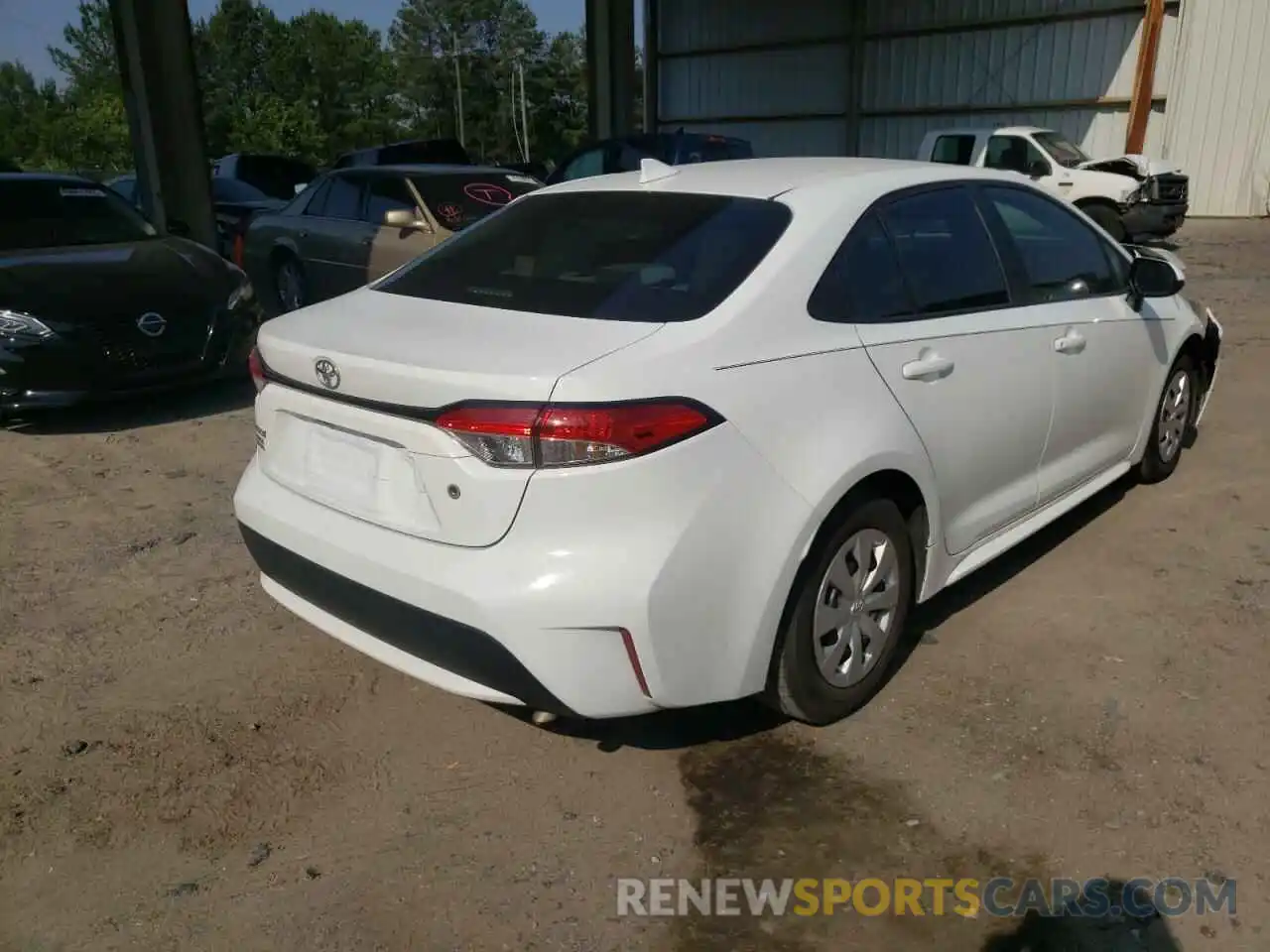 4 Photograph of a damaged car 5YFDPRAE7LP069144 TOYOTA COROLLA 2020